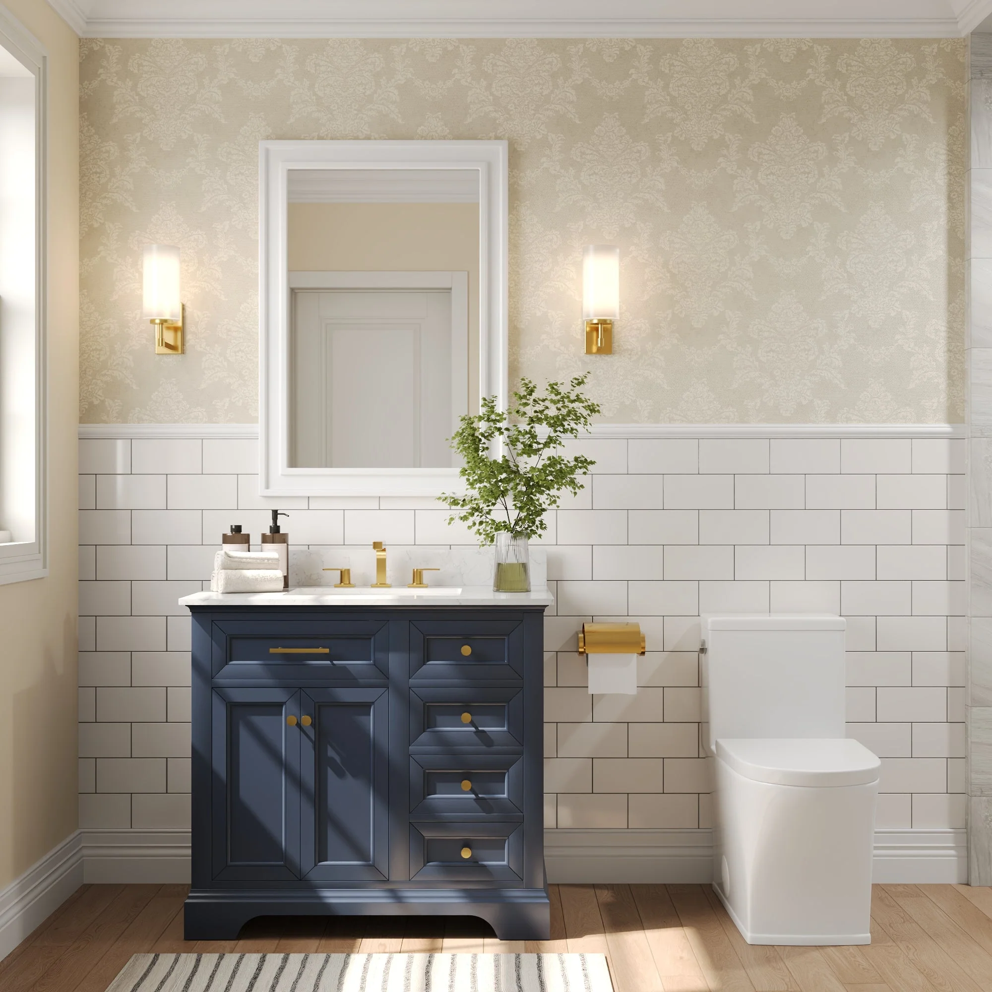 DeerValley DV-1F0230 One-Piece Elongated Toilet, Dual-Flush Glazed Surface with Multiple Types - Image 20