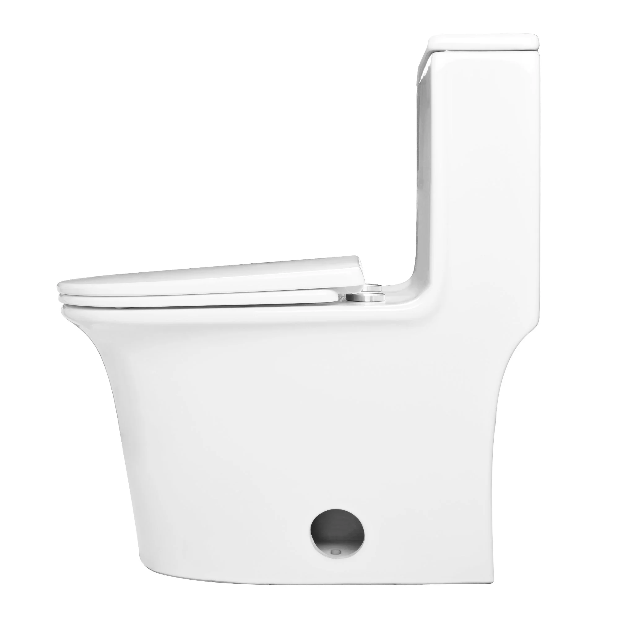 CONCORD One Piece Toilet, Dual Flush 1.1/1.6 GPF Toilet with Comfortable Seat Height - Image 6