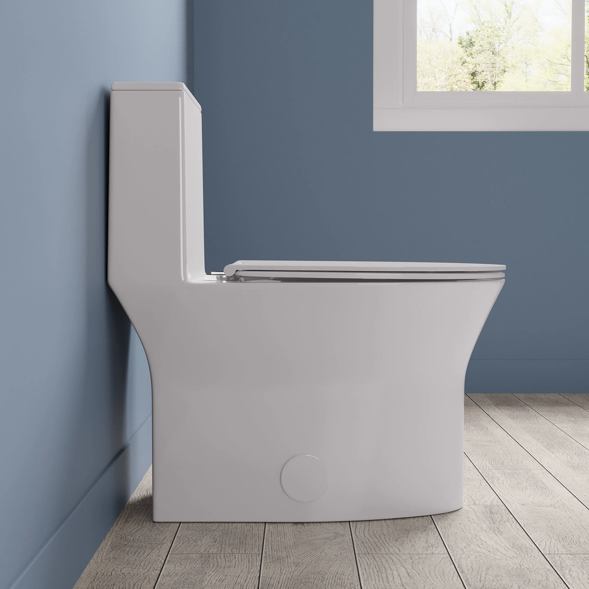 DeerValley DV-1F0250 One-Piece Toilet Soft-Close Seat Skirted Design Dual Flush - Image 3