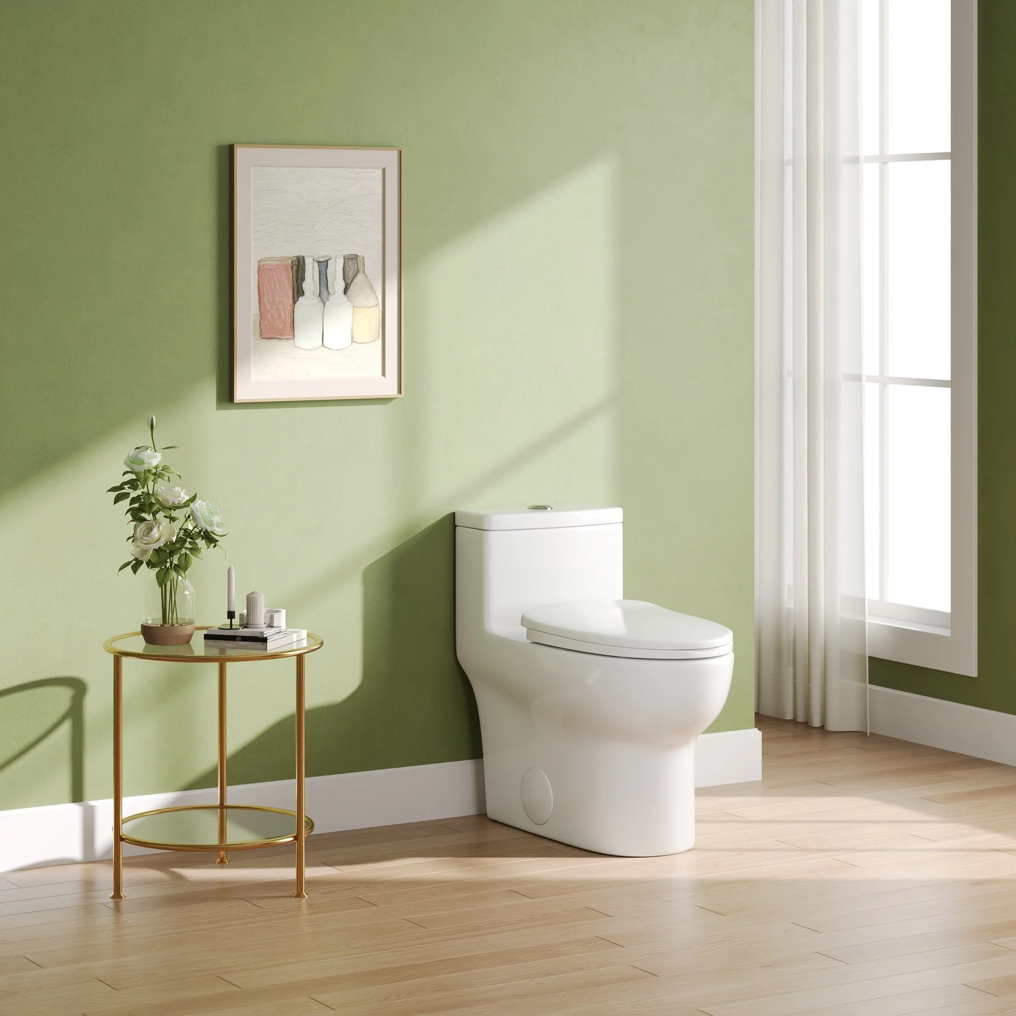 DeerValley DV-1F026Pro One-piece Toilets ADA-Compliant Comfort No-Corner Quiet Design - Image 11