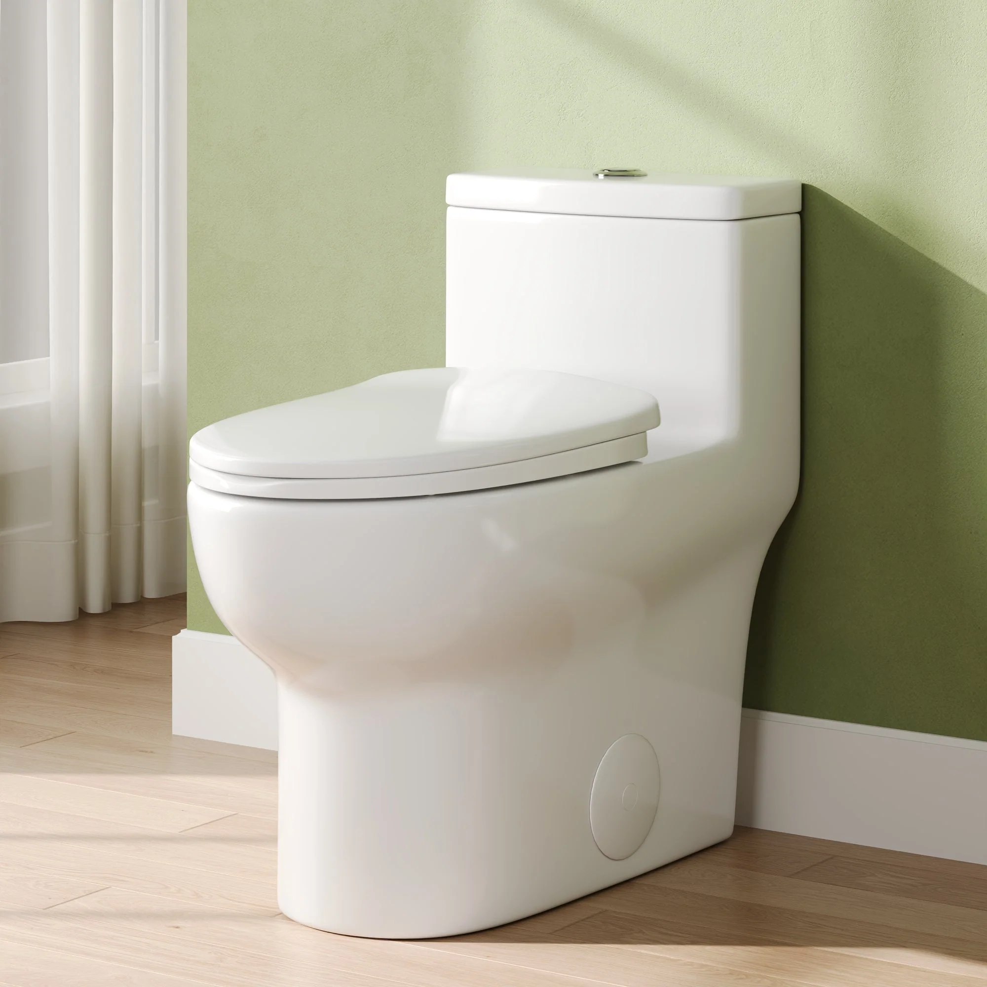 DeerValley DV-1F026Pro One-piece Toilets ADA-Compliant Comfort No-Corner Quiet Design - Image 12