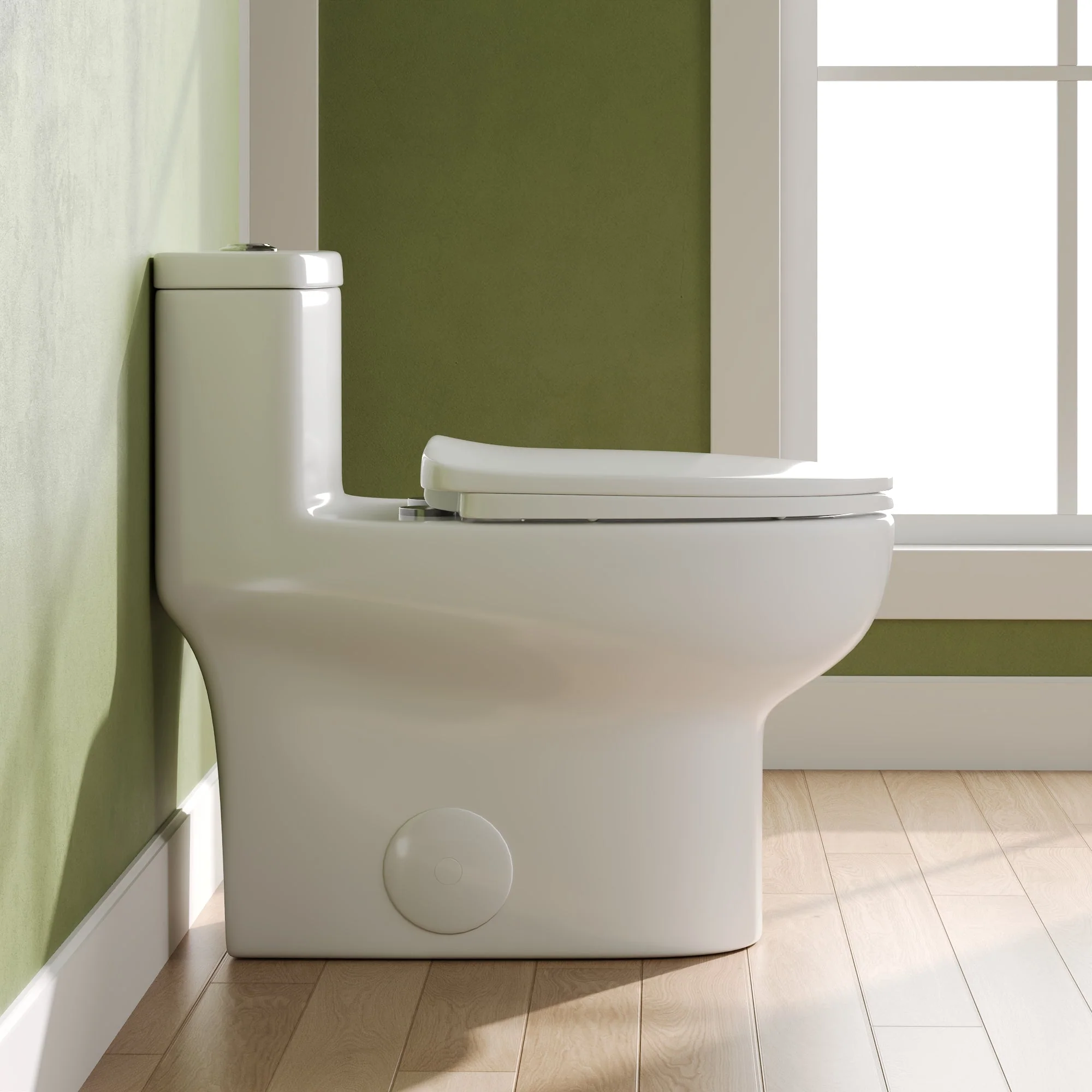 DeerValley DV-1F026Pro One-piece Toilets ADA-Compliant Comfort No-Corner Quiet Design - Image 16