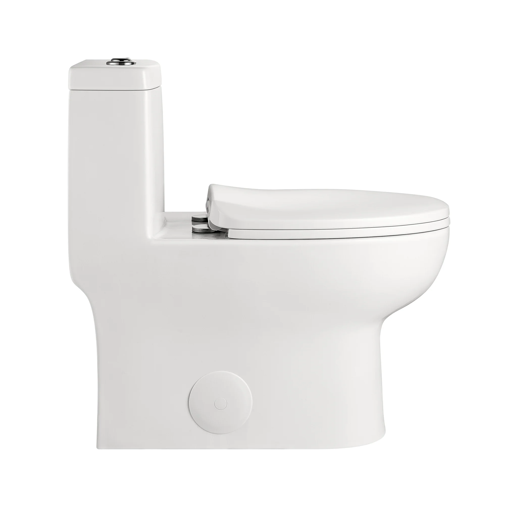 DeerValley DV-1F026R One-piece Toilets Elongated Comfort Skirted Dual Flush Soft-Close Seat - Image 11