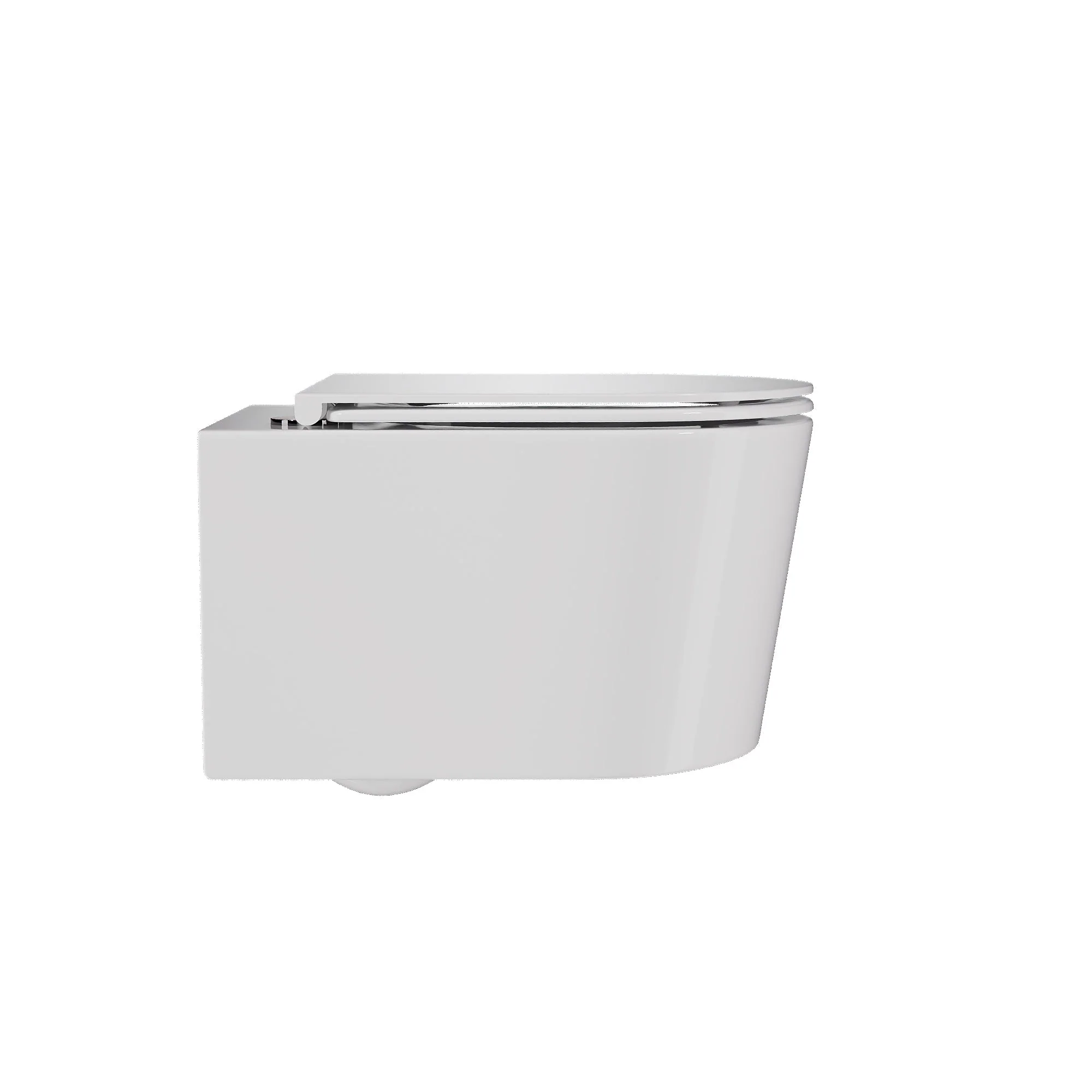 Wall-Hung Toilet with Concealed Tank Set, Rimless Dual Flush, 1.1/1.6 GPF - Image 6