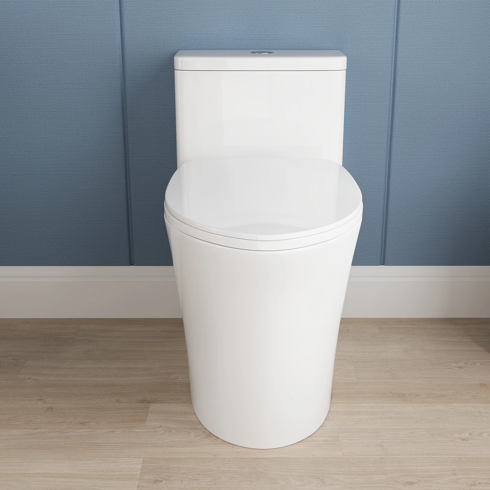 DeerValley DV-1F0437 One Piece Elongated Toilet – Dual Flush & Rimless, ADA Height, Seat Included - Image 3