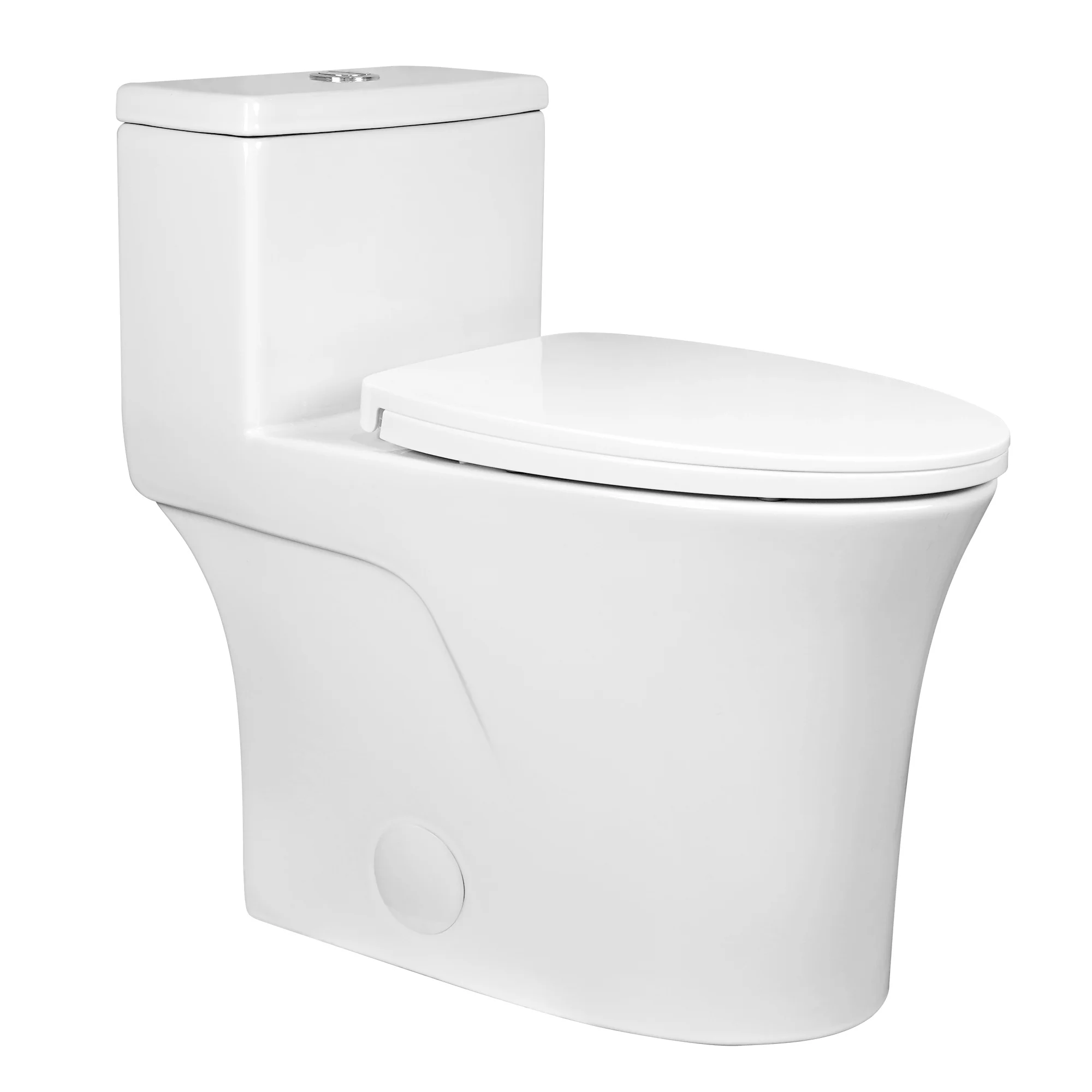 DeerValley DV-1F0437 One Piece Elongated Toilet – Dual Flush & Rimless, ADA Height, Seat Included - Image 9