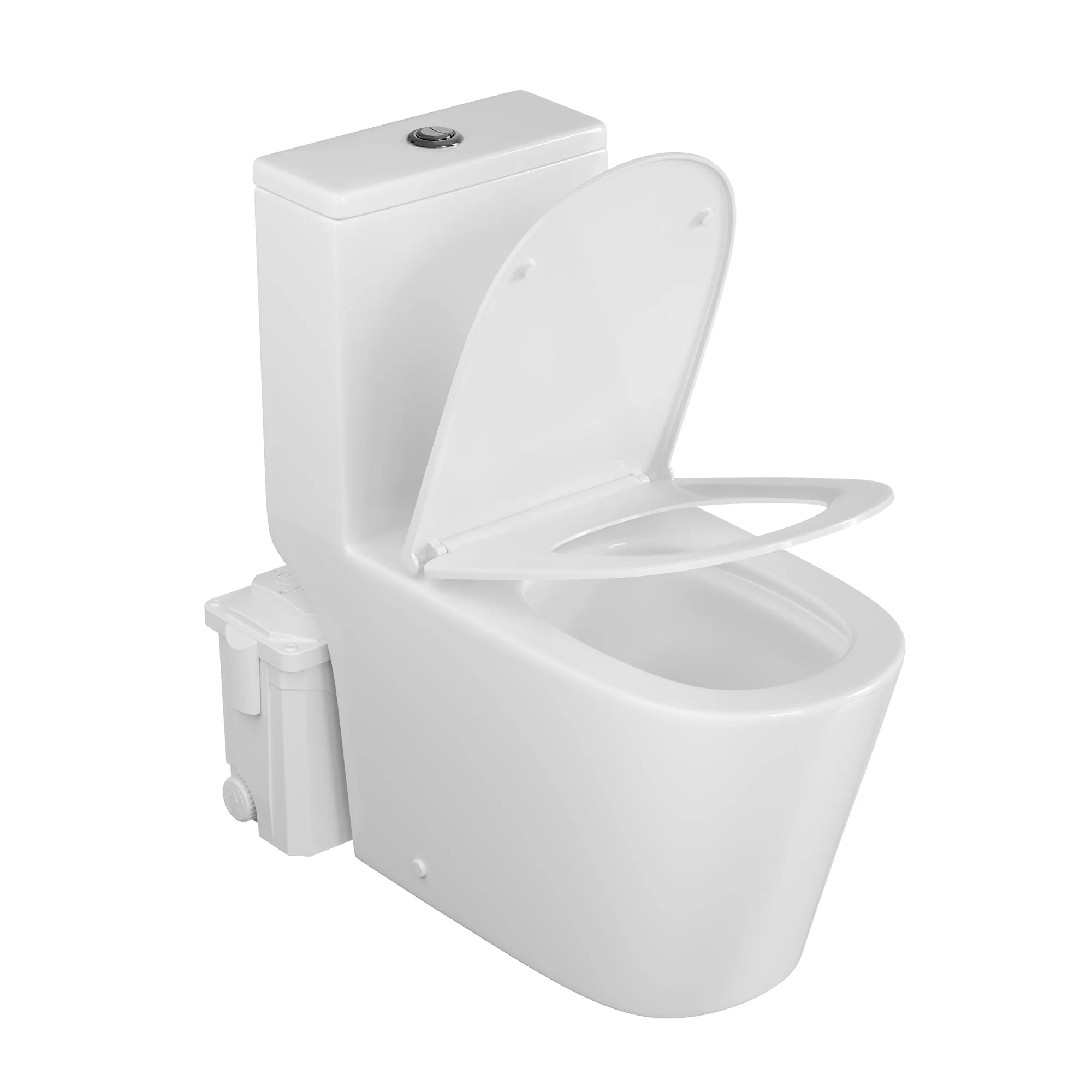 Macerating Toilet | 23ft Vertical Sewage Lift, 700W Stainless Steel Grinder, Dual Odor Control System, 1.06/1.59 GPF Dual Flush -DV-1F340ZH006 - Image 4