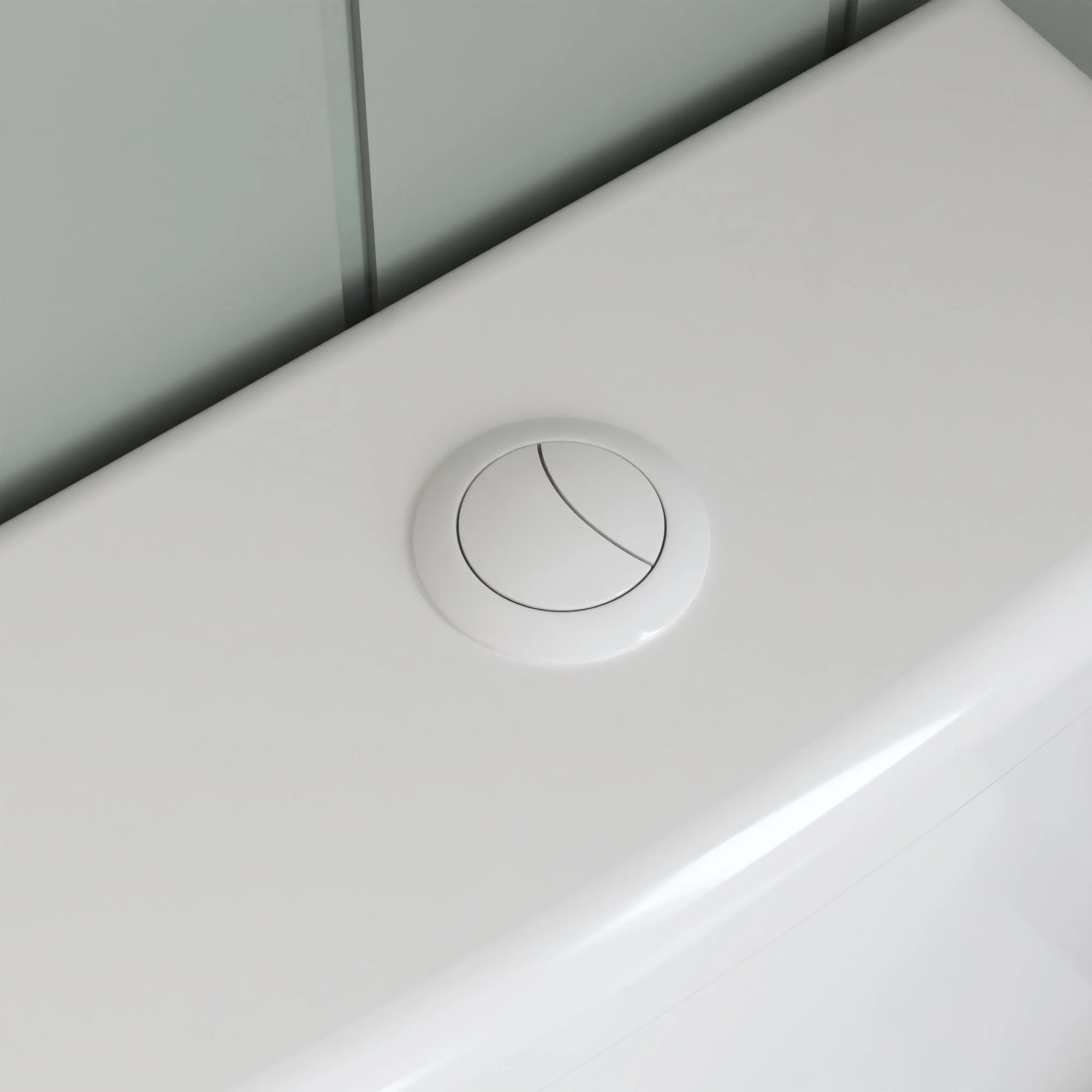 DeerValley Liberty Compact Toilets with Crisp White Button - High-Efficiency Round Toilet (Seat Included),DV-1F52812-G/W/B - Image 3