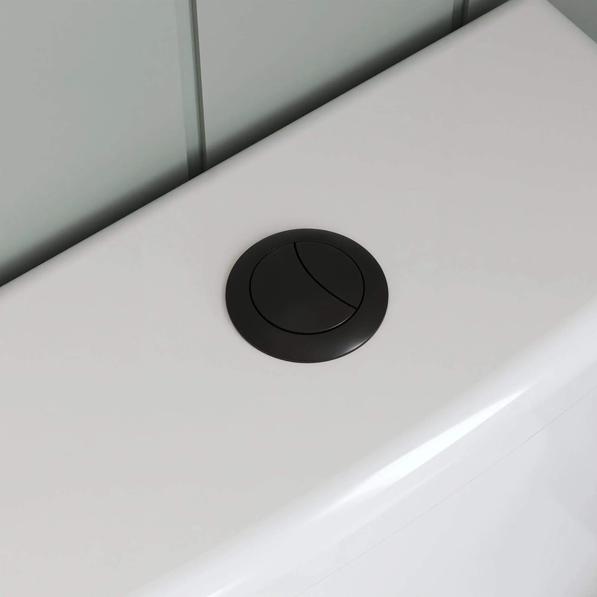 DeerValley Liberty Compact Toilets with Crisp White Button - High-Efficiency Round Toilet (Seat Included),DV-1F52812-G/W/B - Image 6