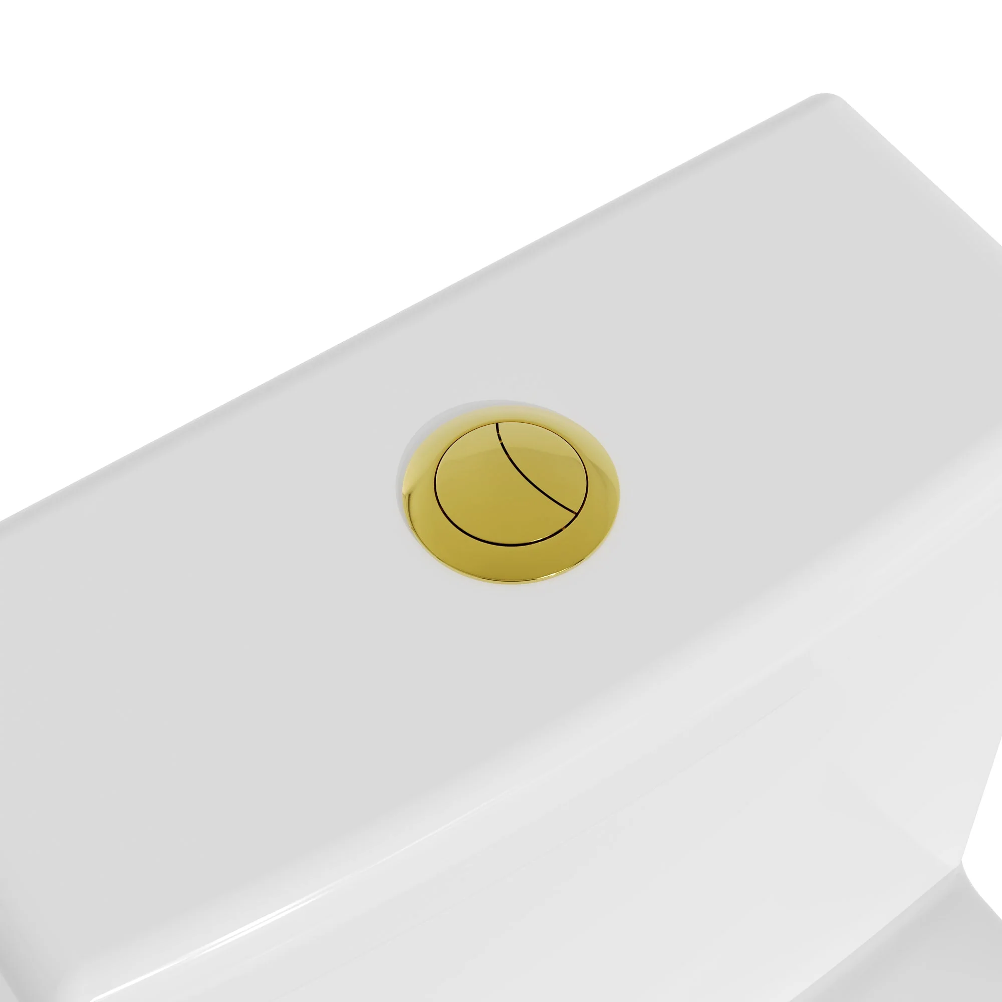 DeerValley Liberty Compact Toilets with Crisp White Button - High-Efficiency Round Toilet (Seat Included),DV-1F52812-G/W/B - Image 7