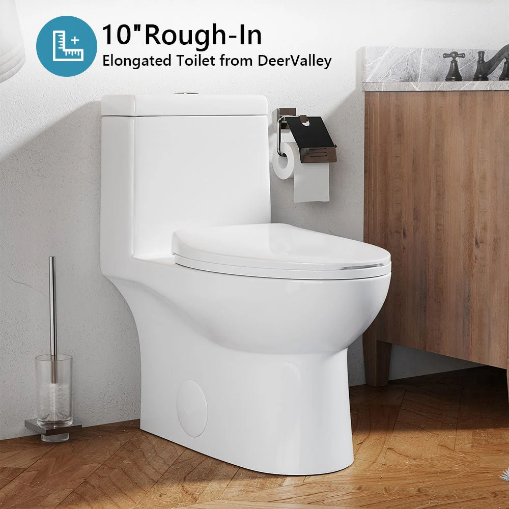 DeerValley DV-1F52816R One-piece Toilets Powerful Siphon Flush Deep Water Seal - Image 11