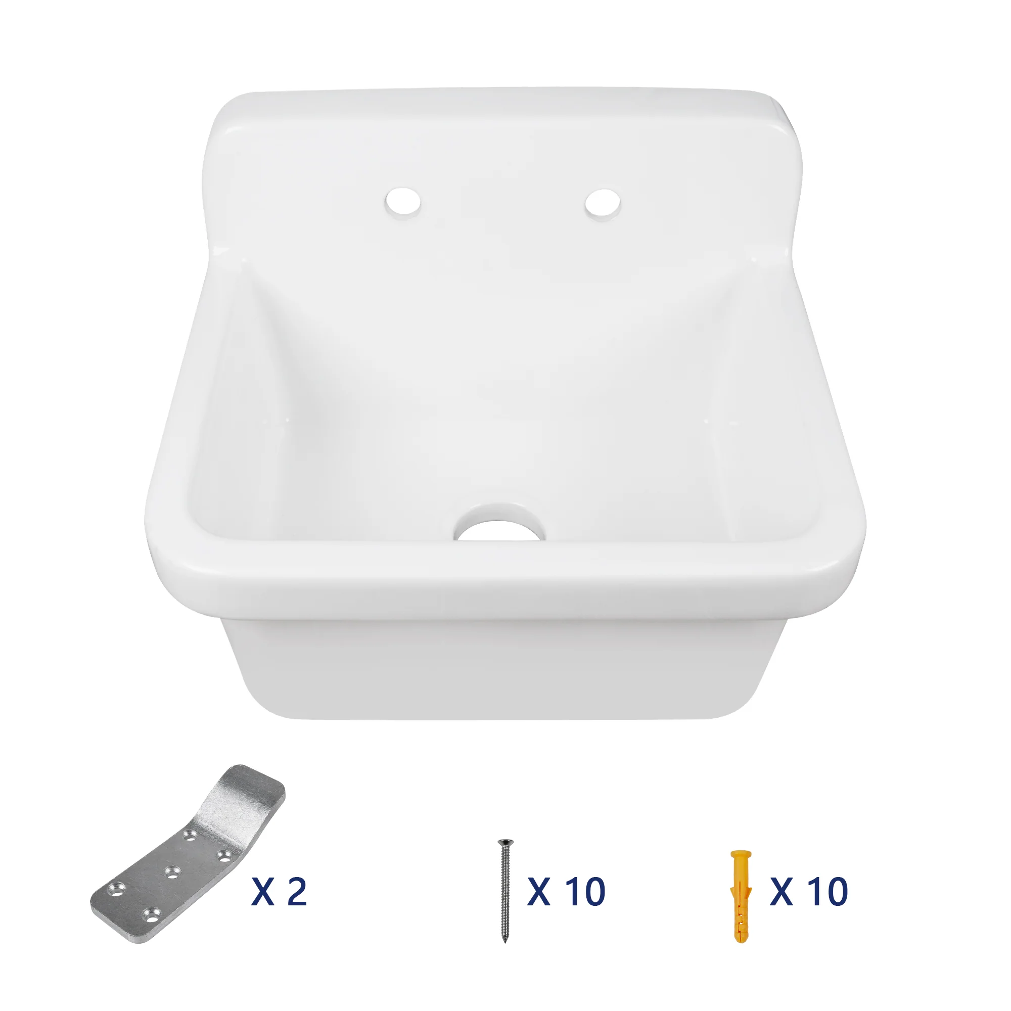 DeerValley DV-1K0137 Laundry Sinks Wall-Mounted Utility Deep Basin - Image 11