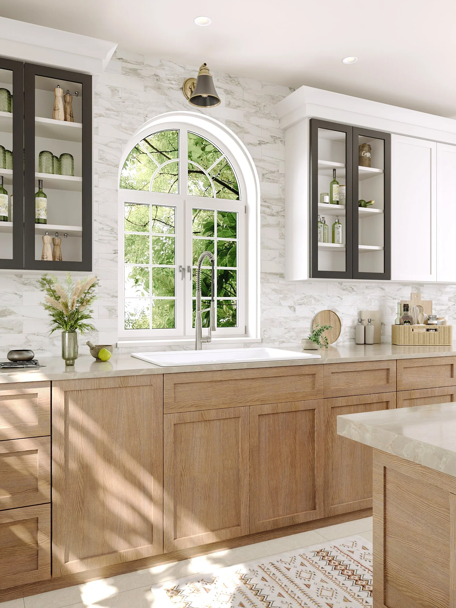 DeerValley DV-1K0141 Workstation Farmhouse Kitchen Sink Durable Fireclay Easy Clean - Image 12