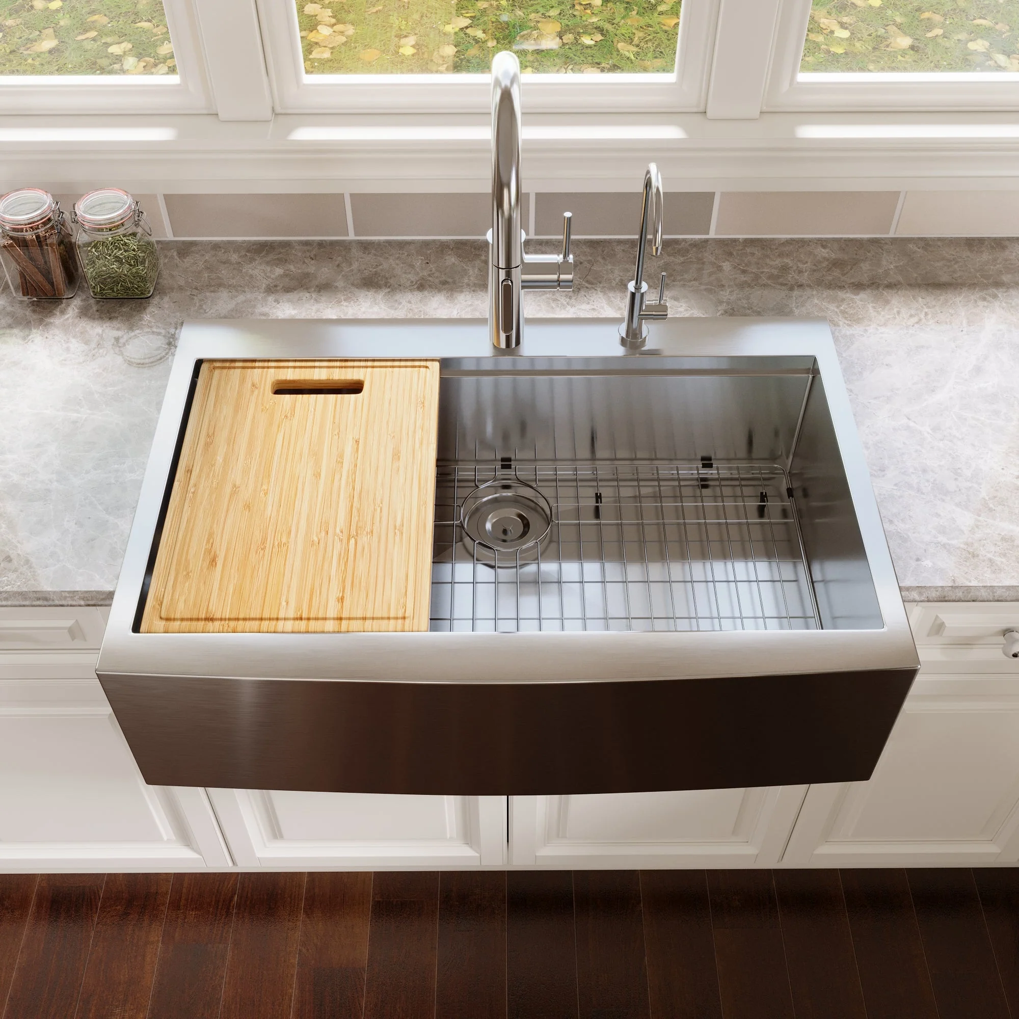 DeerValley DV-1K0189 Stainless Steel Kitchen Sinks Single Bowl Drop-In Workstation - Image 21