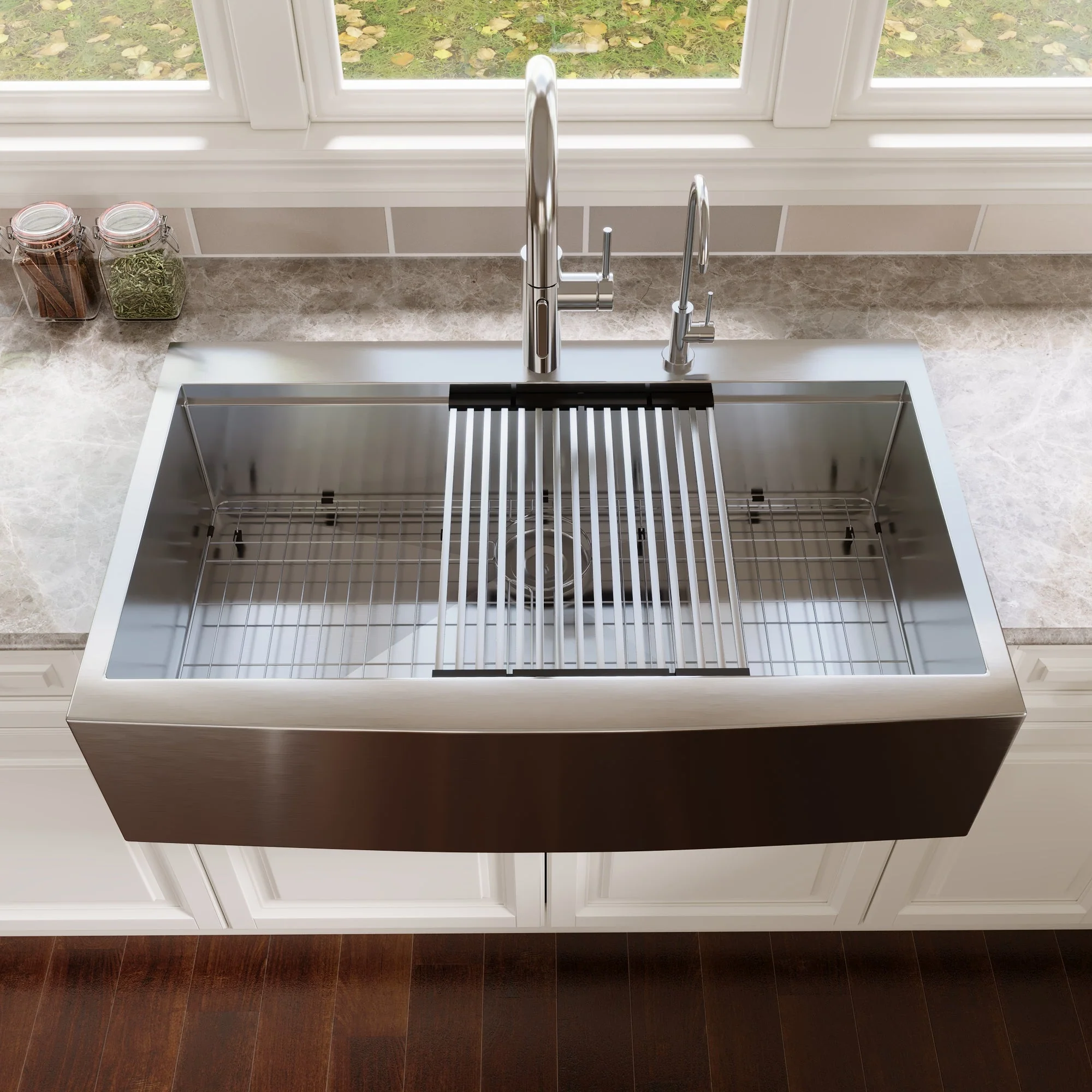 DeerValley DV-1K0189 Stainless Steel Kitchen Sinks Single Bowl Drop-In Workstation - Image 28
