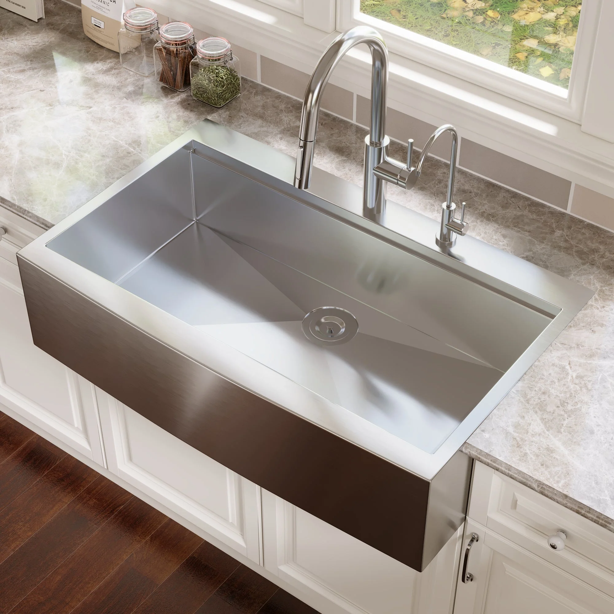 DeerValley DV-1K0189 Stainless Steel Kitchen Sinks Single Bowl Drop-In Workstation - Image 37