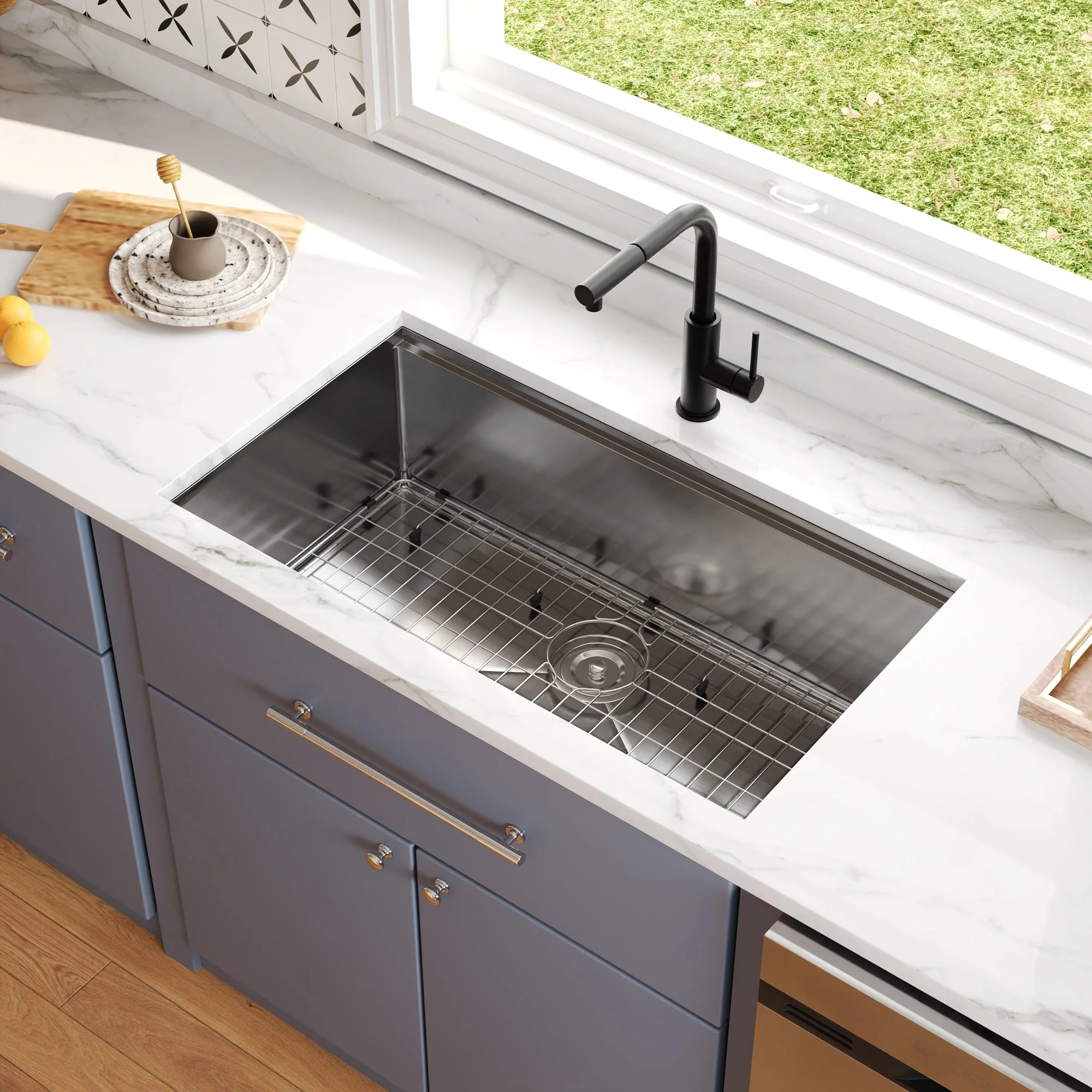 DeerValley DV-1K0192 Stainless Steel Kitchen Sinks Workstation T304 - Image 11