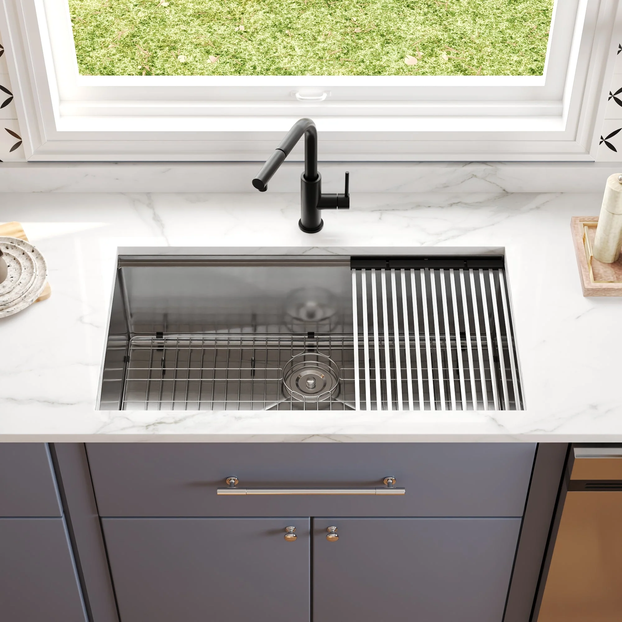 DeerValley DV-1K0192 Stainless Steel Kitchen Sinks Workstation T304 - Image 6
