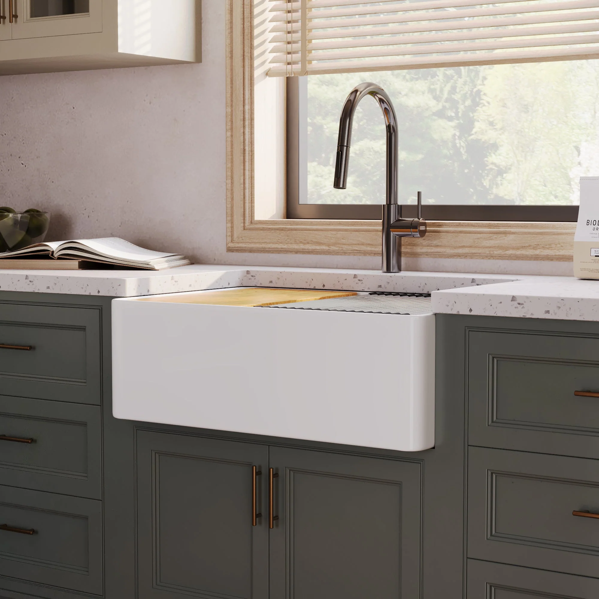 DeerValley DV-1K0257 Workstation Kitchen Sinks Single Bowl Quiet Design - Image 3