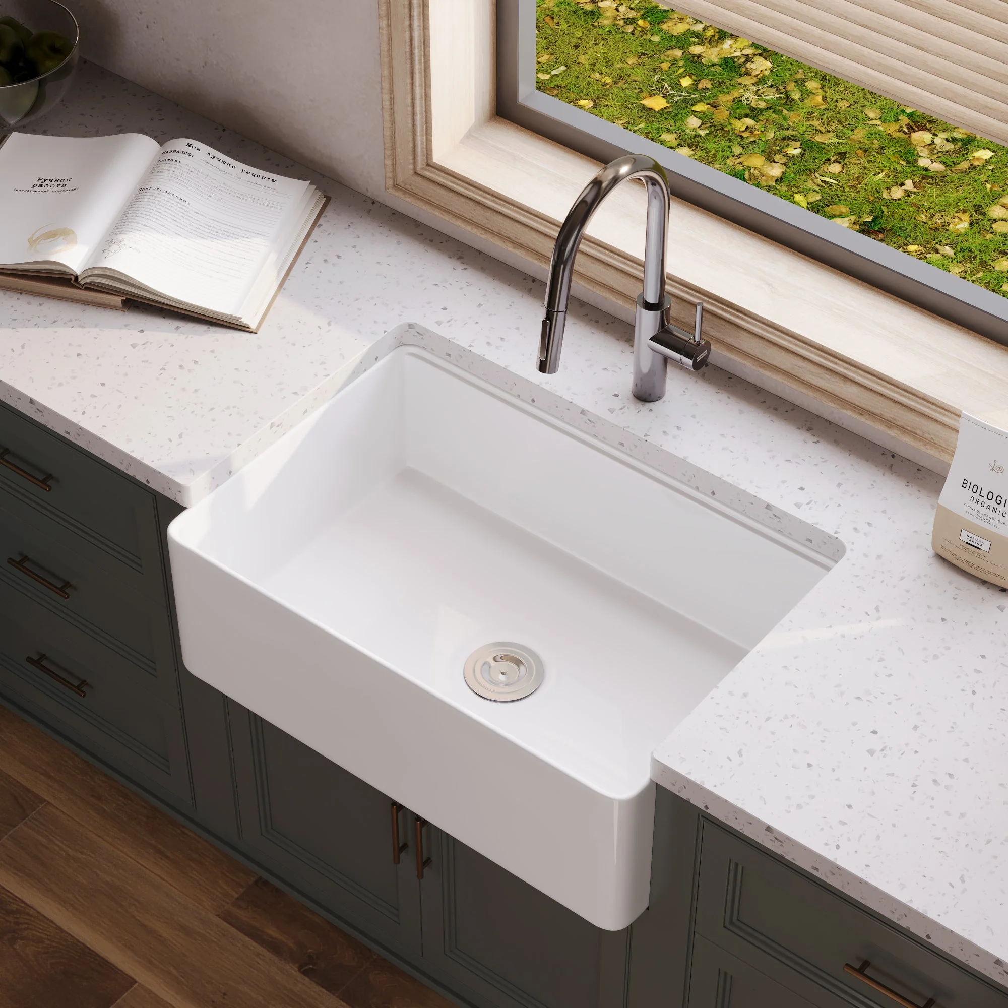 DeerValley DV-1K0257 Workstation Kitchen Sinks Single Bowl Quiet Design - Image 9
