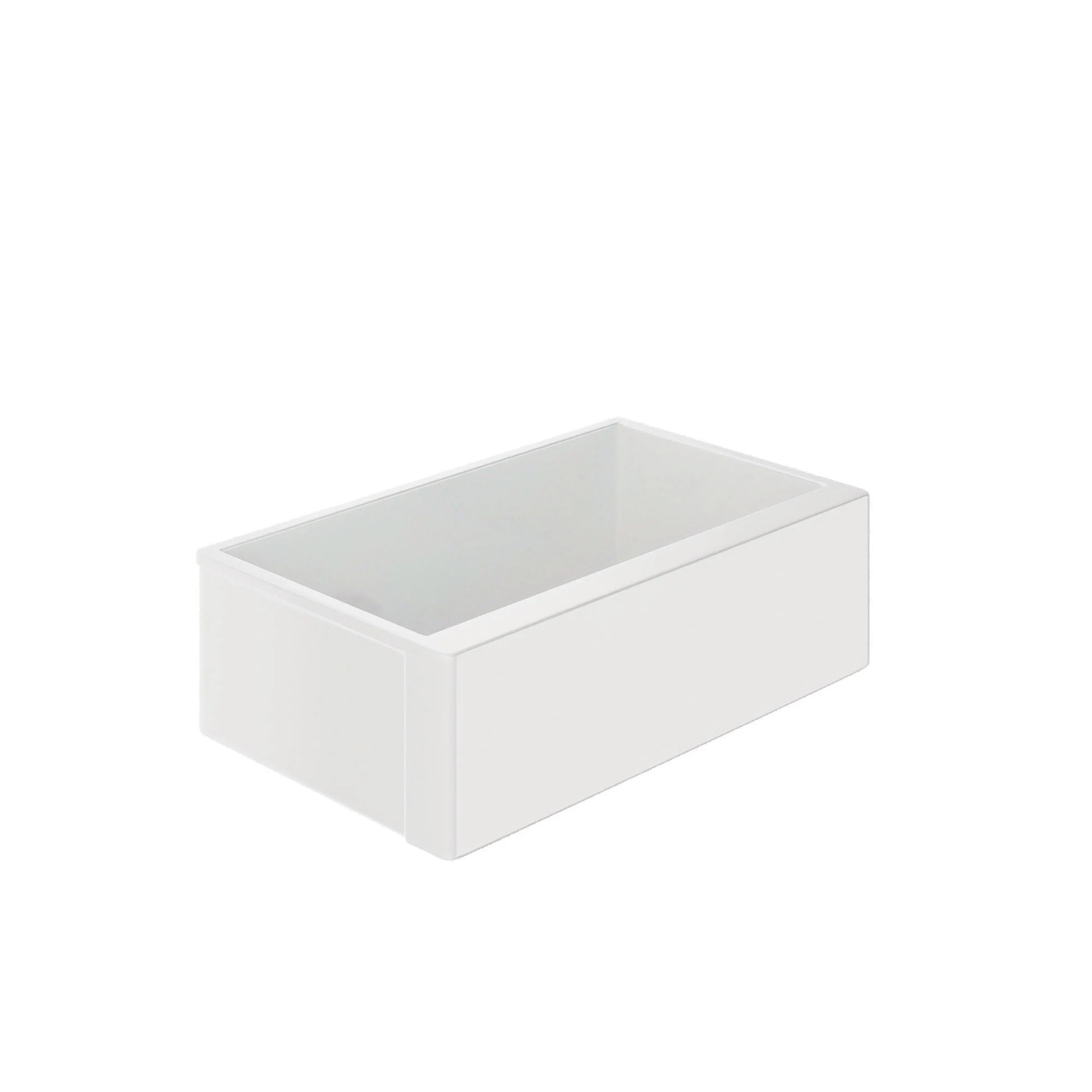 DeerValley 33" L x 20" W White Farmhouse Kitchen Sink, Fireclay Apron Front Farm Sink with Sink Grid & Basket Strainer - Image 10