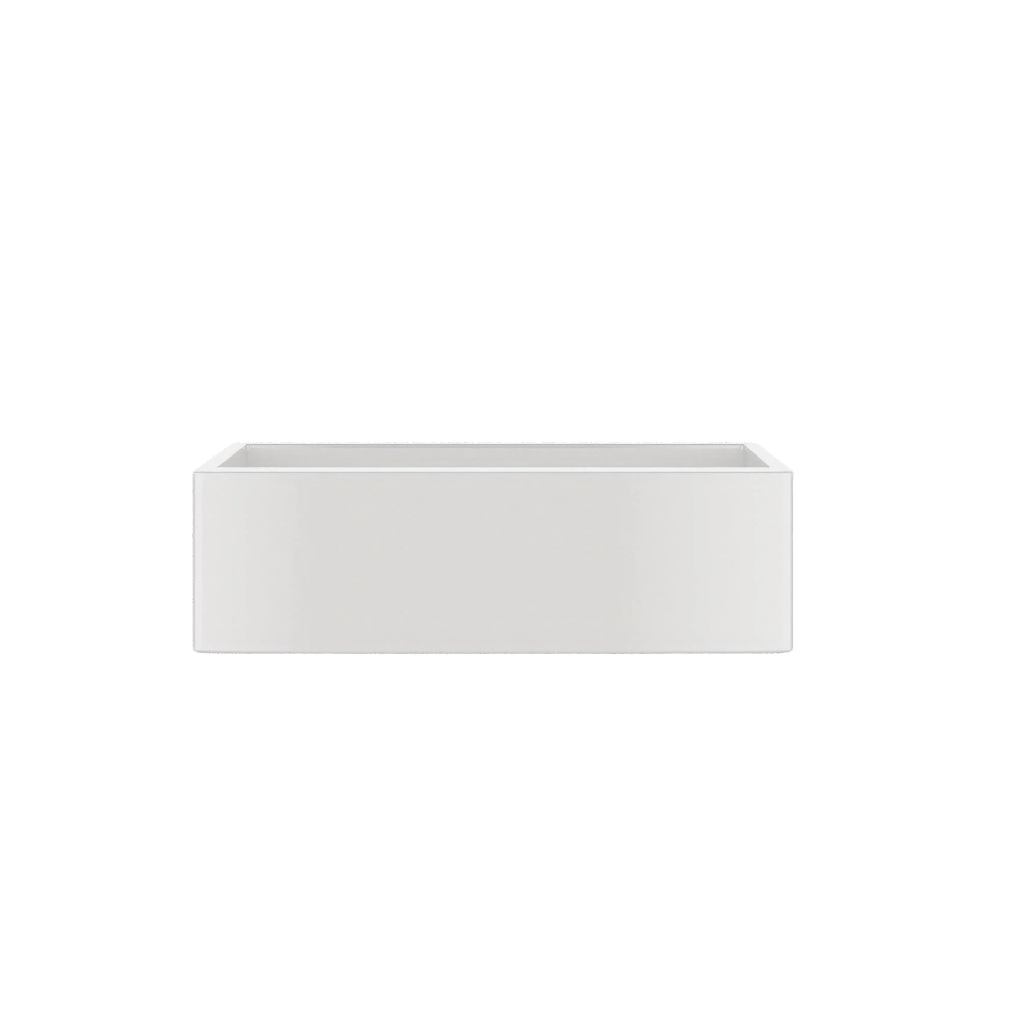 DeerValley 33" L x 20" W White Farmhouse Kitchen Sink, Fireclay Apron Front Farm Sink with Sink Grid & Basket Strainer - Image 6