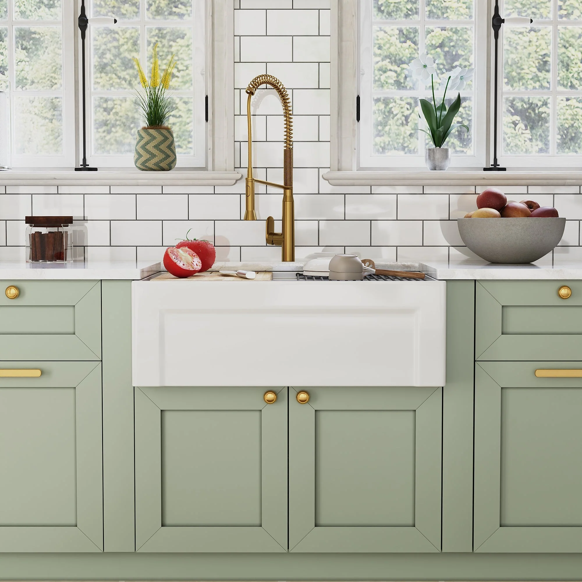 DeerValley DV-1K0265 Workstation Kitchen Sink – Reversible Apron, Spacious Single Bowl - Image 3