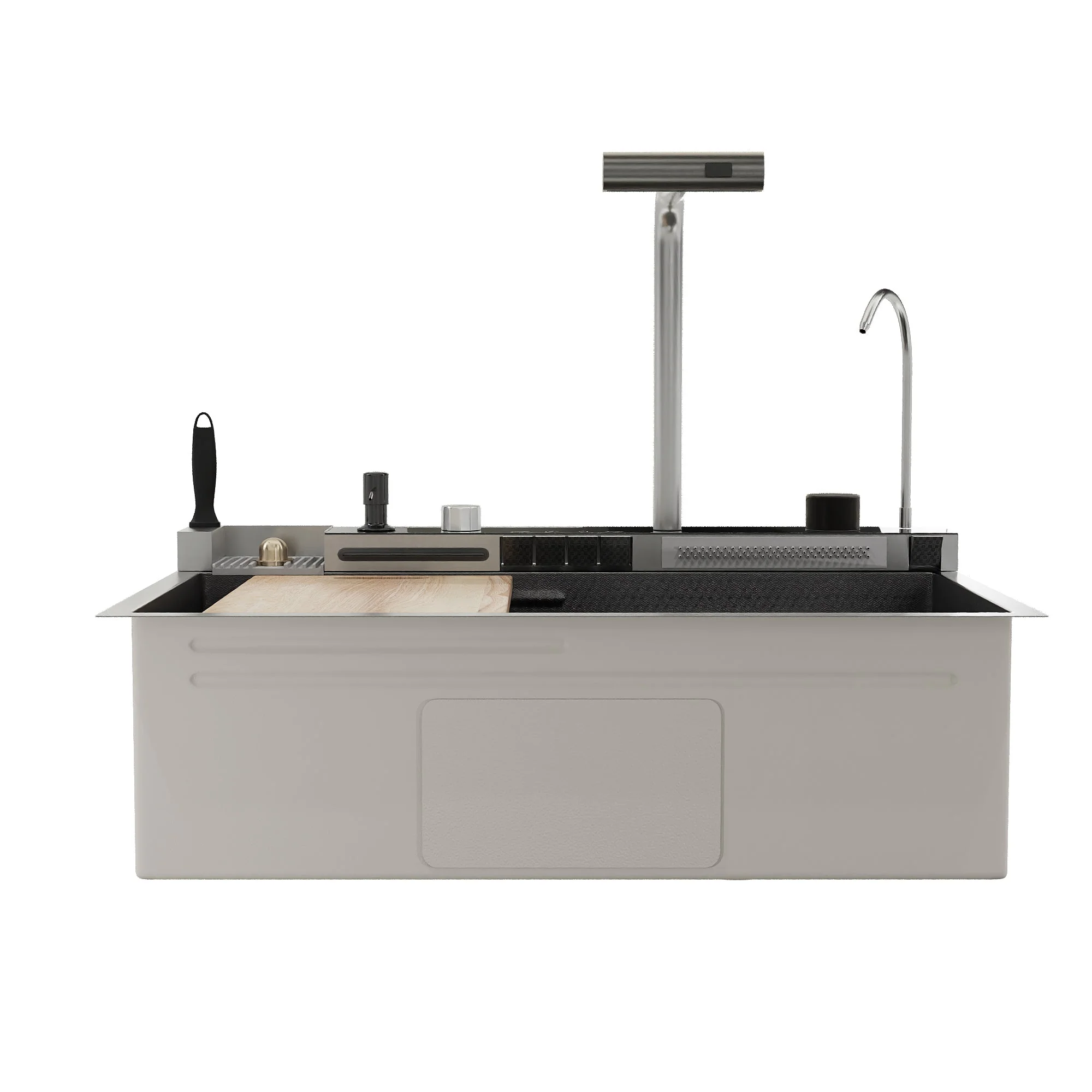 DeerValley DV-1K0348/DV-1K0349 Stainless Steel Kitchen Sinks Smart Control 4-Mode Spray - Image 4