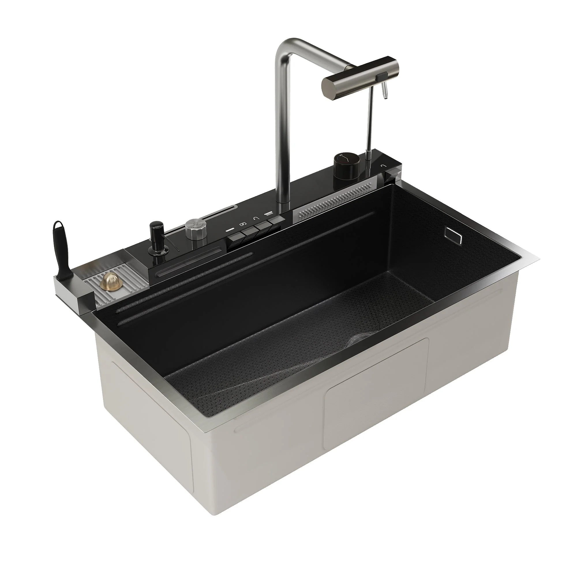 DeerValley DV-1K0348/DV-1K0349 Stainless Steel Kitchen Sinks Smart Control 4-Mode Spray - Image 7