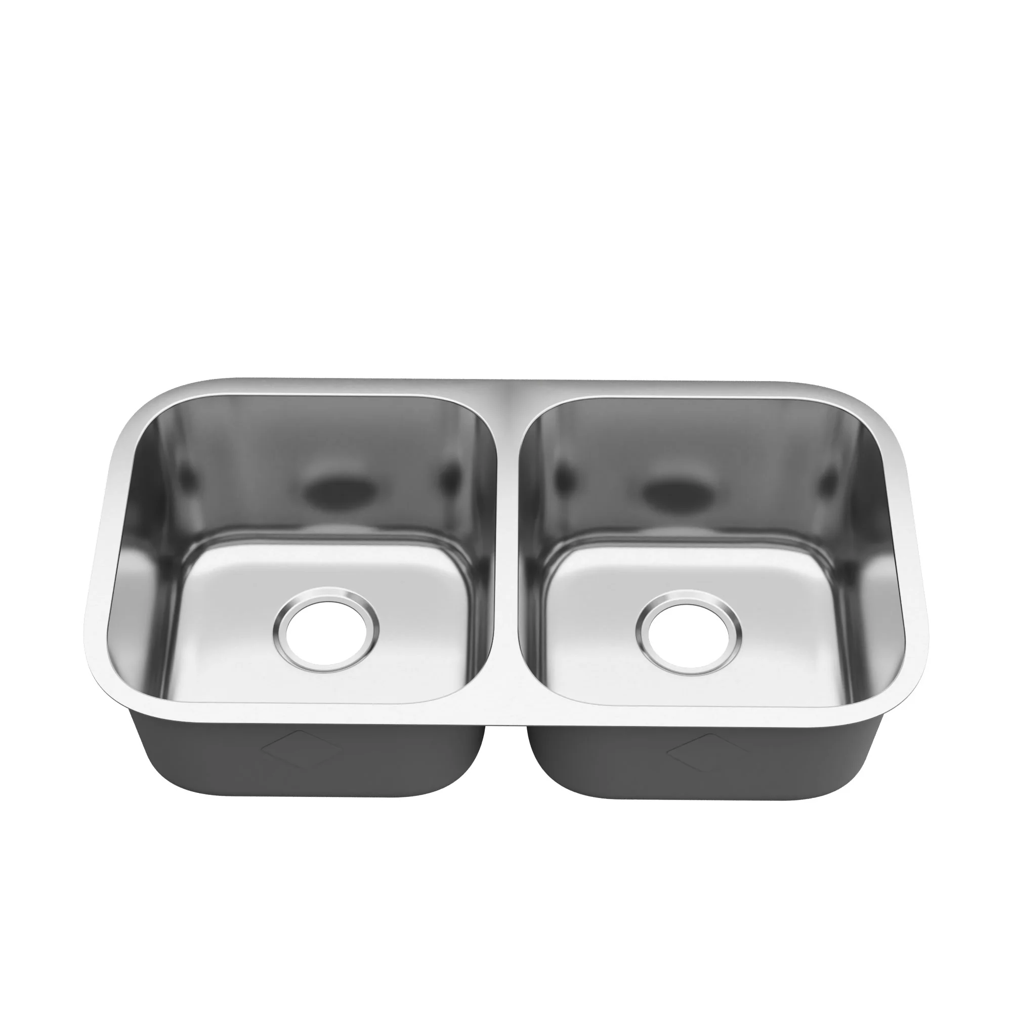 DeerValley 32-Inch Undermount Double Bowl Kitchen Sink, 50/50 18 Gauge Stainless Steel Kitchen Sink, Spacious Double Basin Design Sinks with Basket Strainer, Undermount Sinks for Modern Kitchens - Image 17