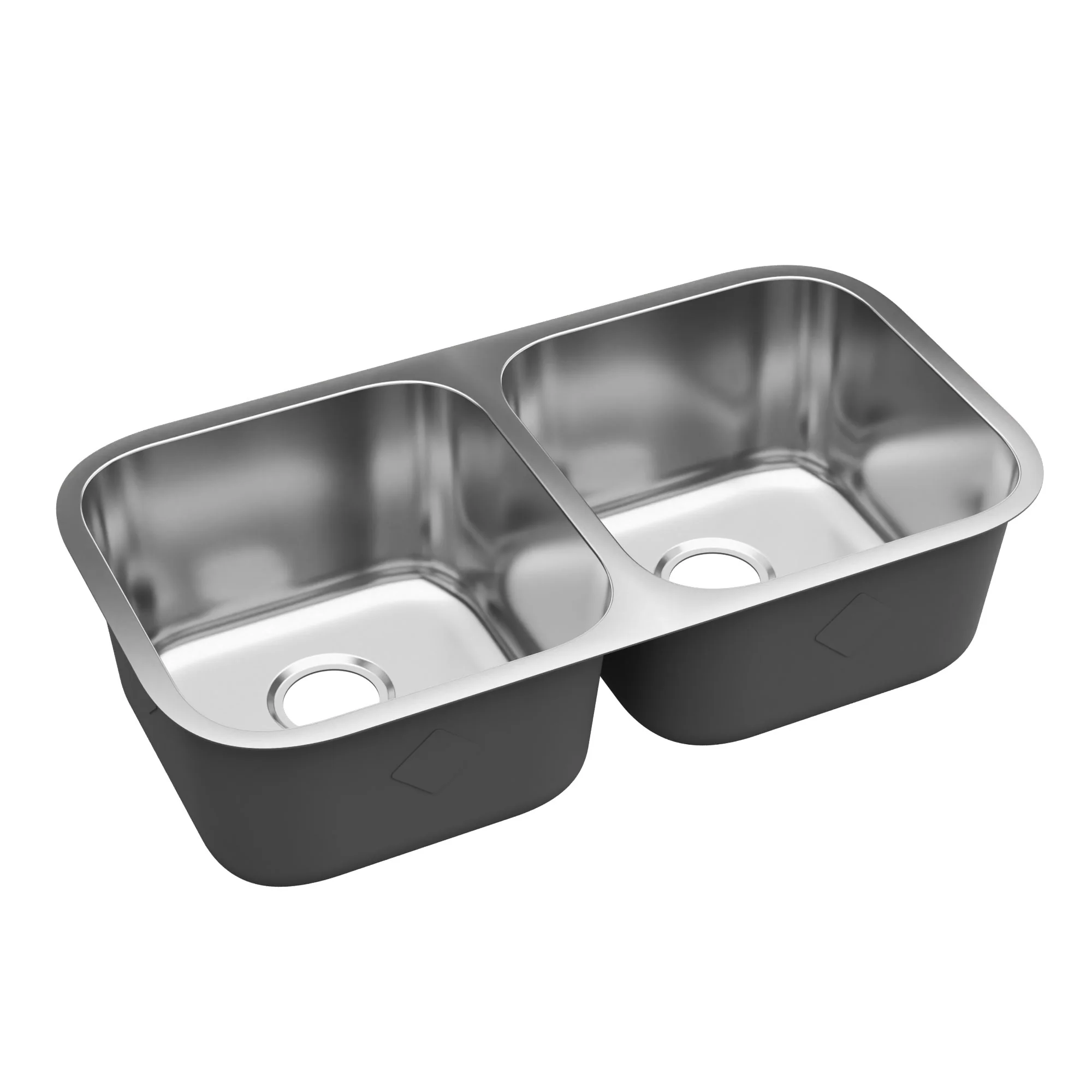 DeerValley 32-Inch Undermount Double Bowl Kitchen Sink, 50/50 18 Gauge Stainless Steel Kitchen Sink, Spacious Double Basin Design Sinks with Basket Strainer, Undermount Sinks for Modern Kitchens - Image 18