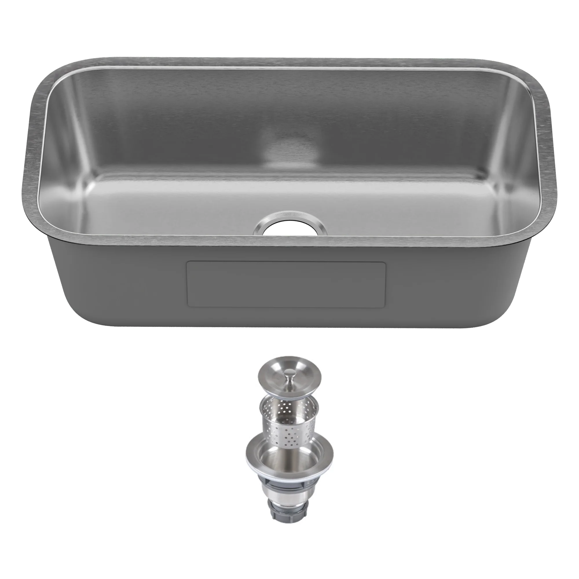 DeerValley 32-Inch Undermount Double Bowl Kitchen Sink, 50/50 18 Gauge Stainless Steel Kitchen Sink, Spacious Double Basin Design Sinks with Basket Strainer, Undermount Sinks for Modern Kitchens - Image 6
