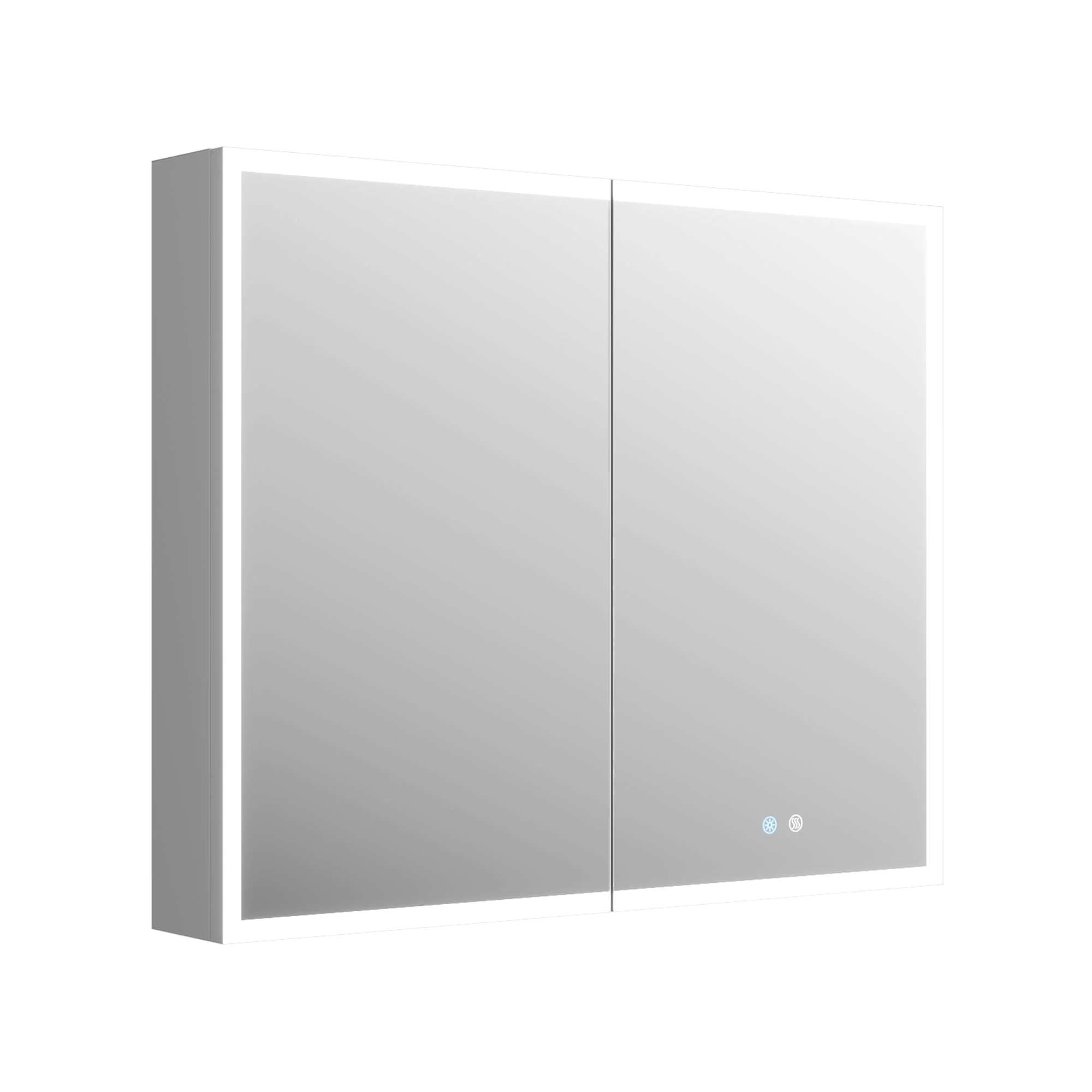 DeerValley Smart LED Mirror Cabinet with Tri-Color Lighting, Stepless Dimming, and Defogger - Image 10