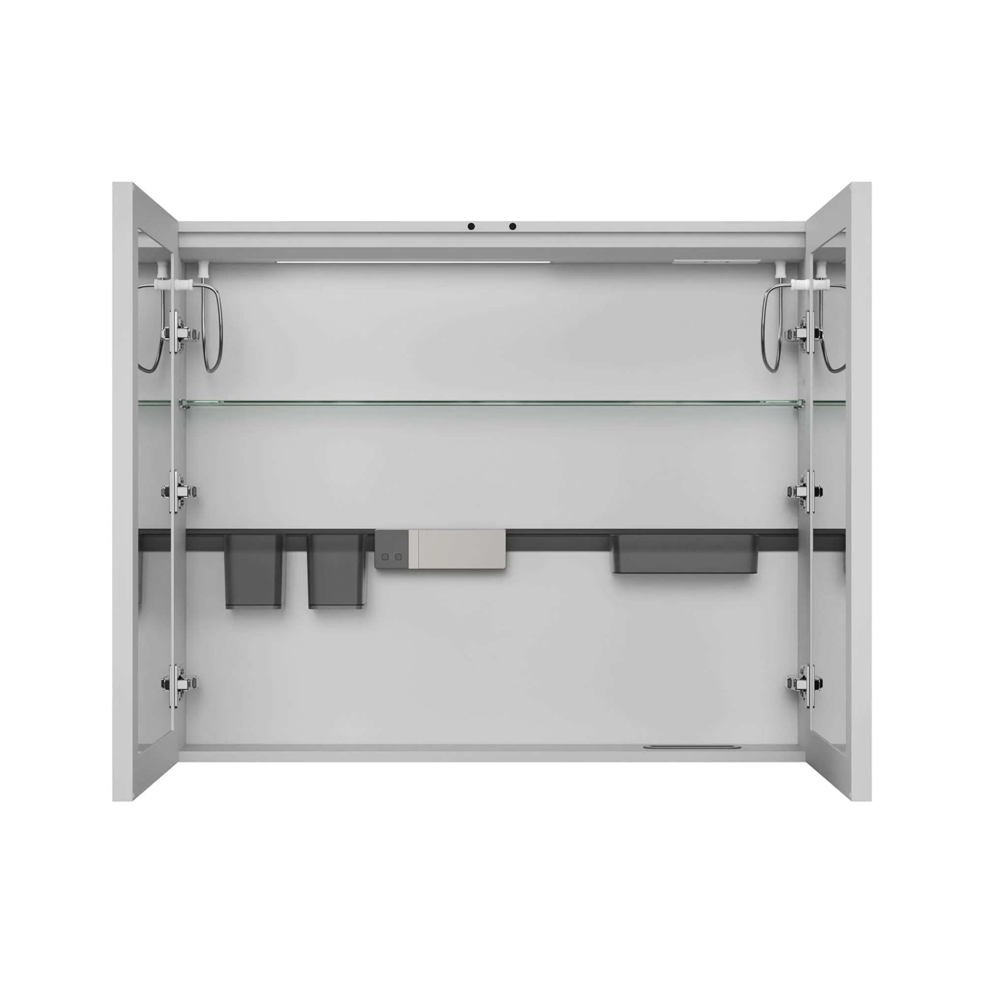DeerValley Smart LED Mirror Cabinet with Tri-Color Lighting, Stepless Dimming, and Defogger - Image 11
