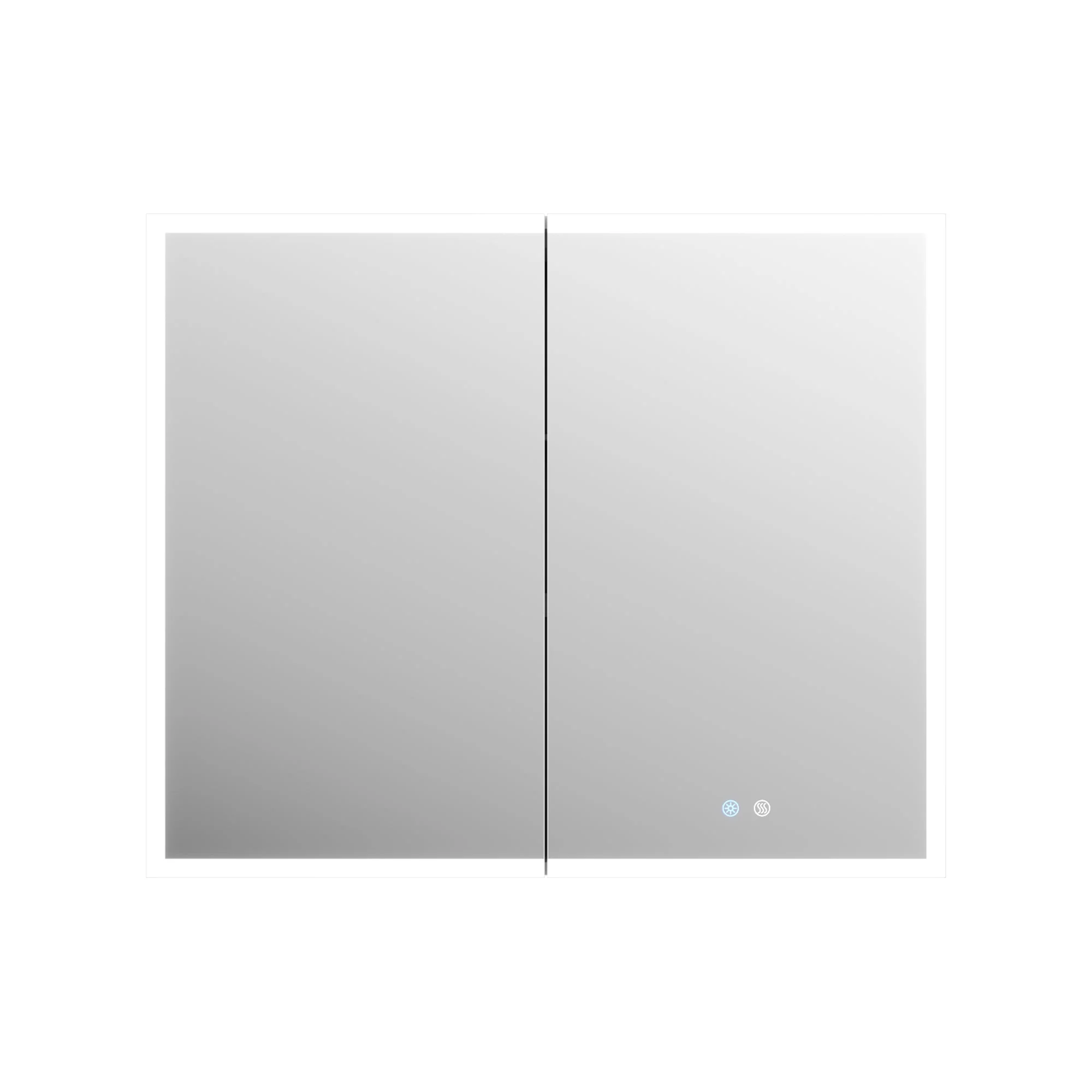 DeerValley Smart LED Mirror Cabinet with Tri-Color Lighting, Stepless Dimming, and Defogger - Image 8