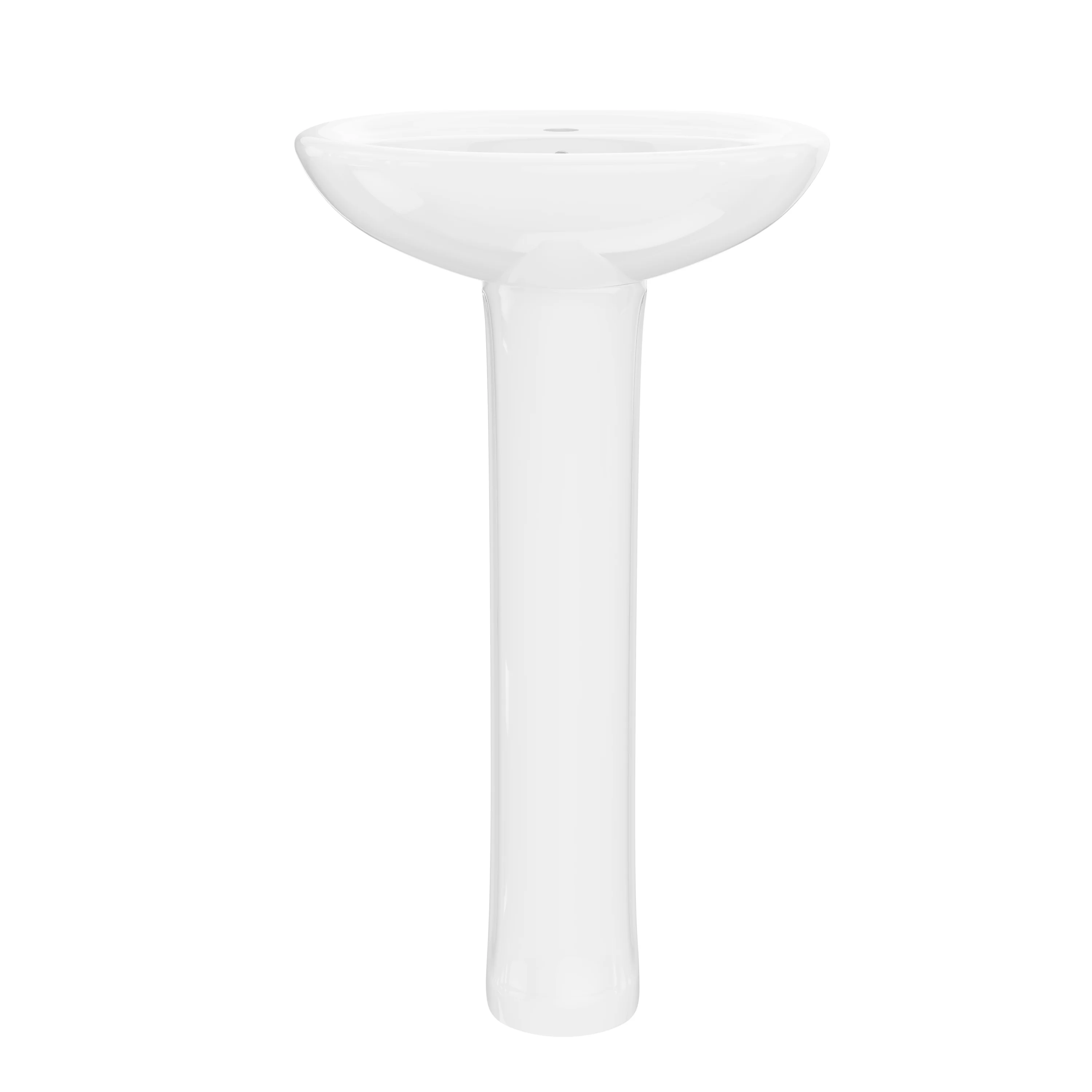 DeerValley DV-1P530 Pedestal Sink – Compact & Durable with Overflow - Image 2