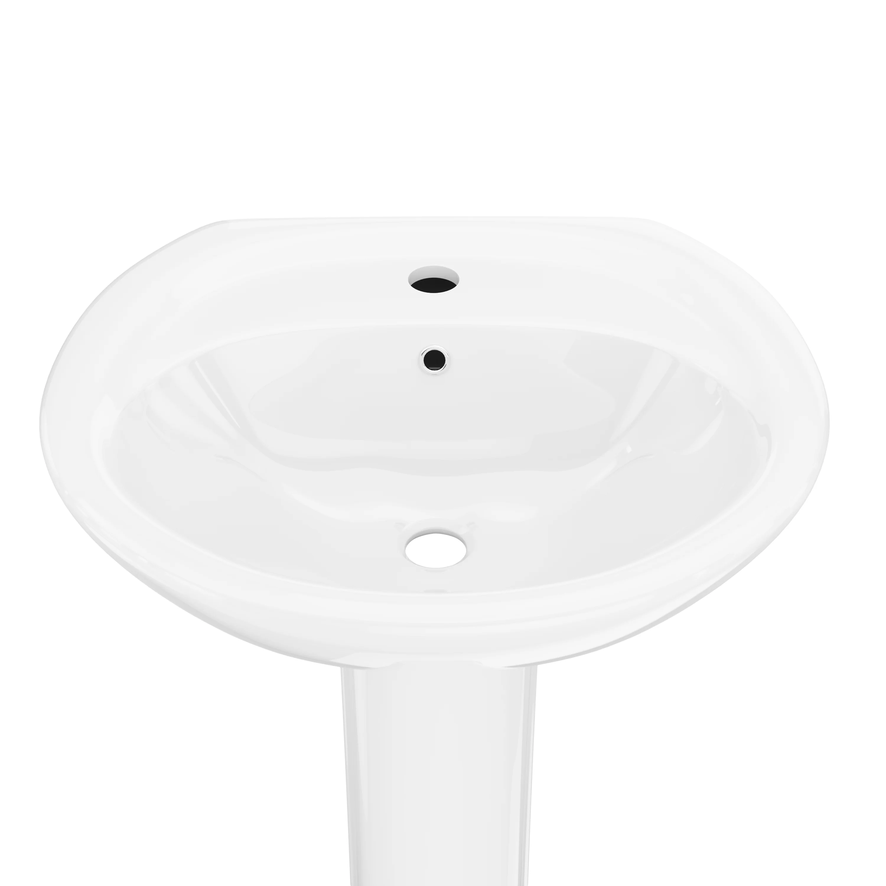 DeerValley DV-1P530 Pedestal Sink – Compact & Durable with Overflow - Image 6