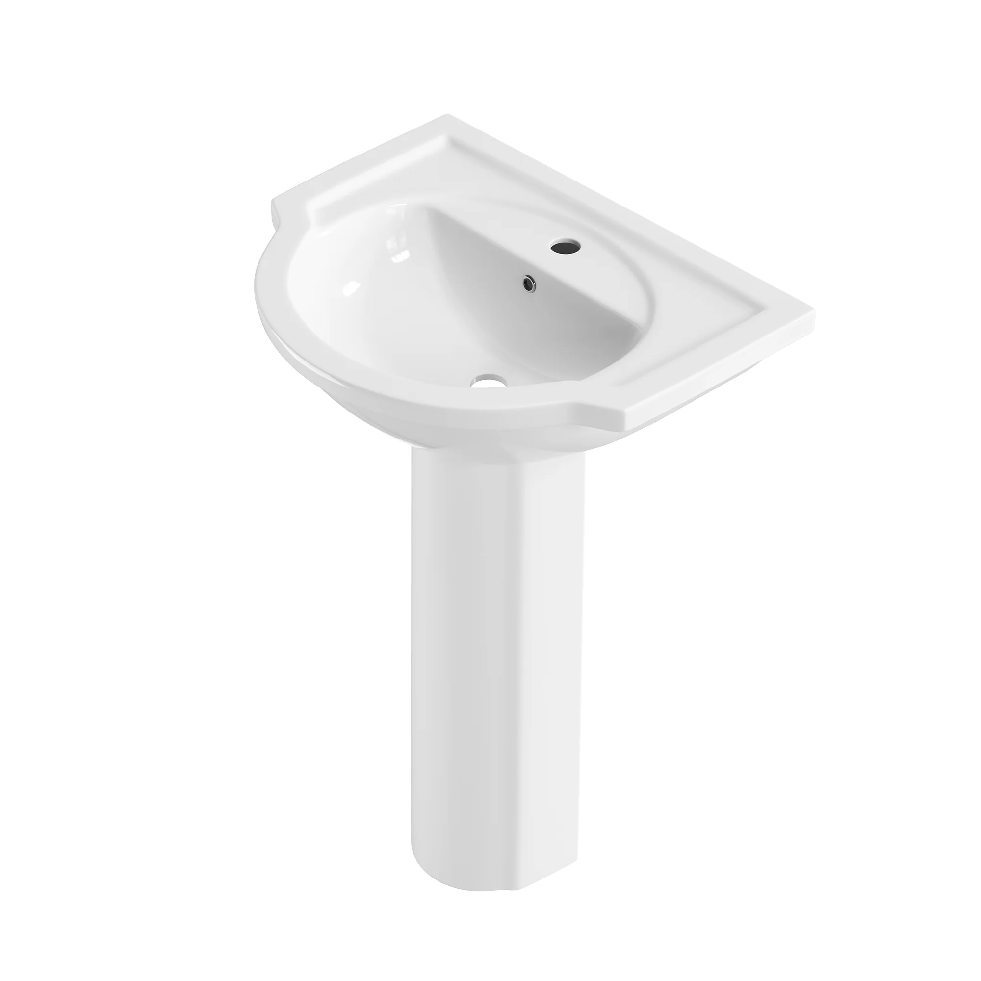 DeerValley DV-1P532 Pedestal Sink – Scratch Resistant & Easy Install - Image 4