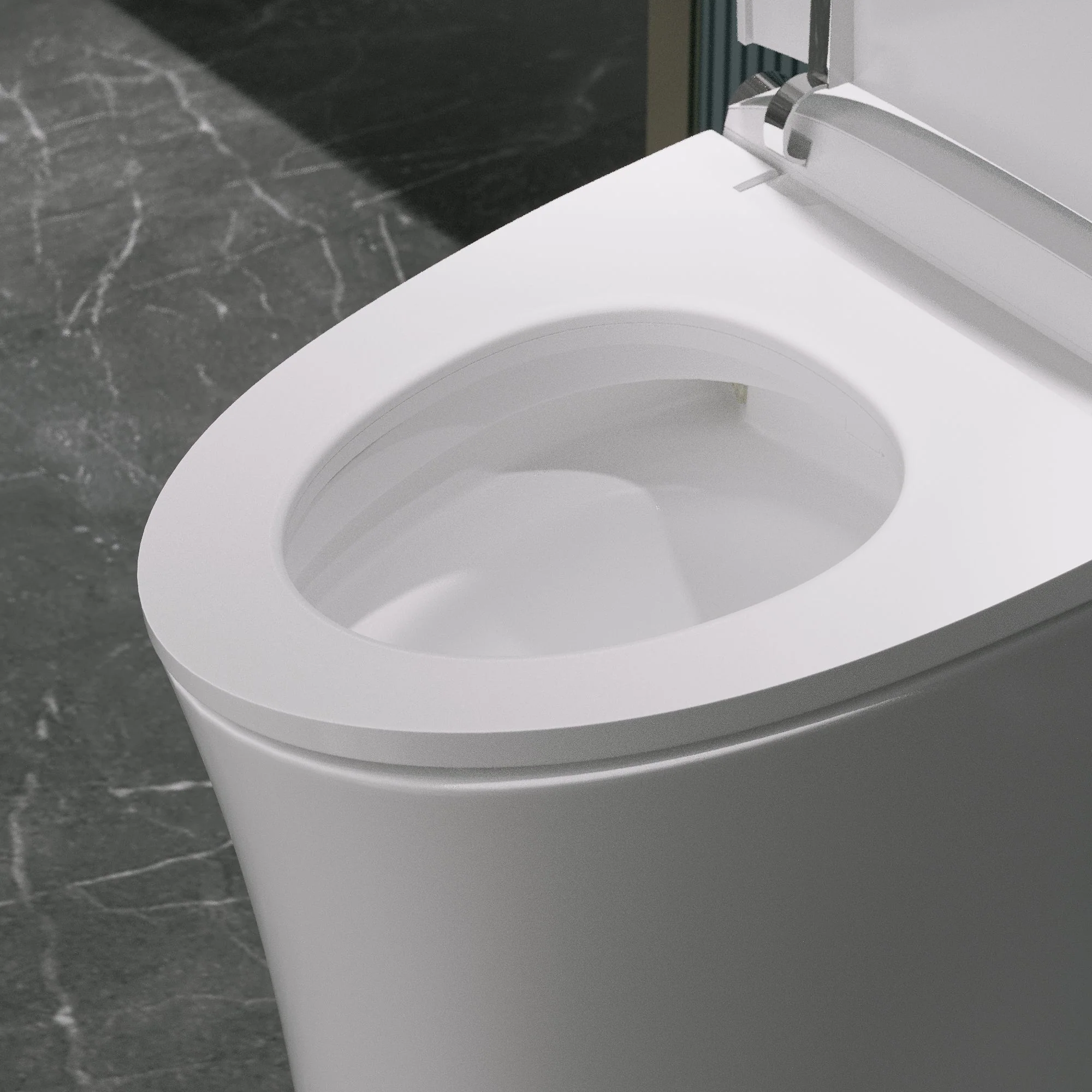 DeerValley DV-1S0019/V1/V3 Tankless Elongated Smart Toilet Quiet-Closed Heated Seat Sensor Auto, Foot Kick & Blackout Flush, Night Light - Image 26