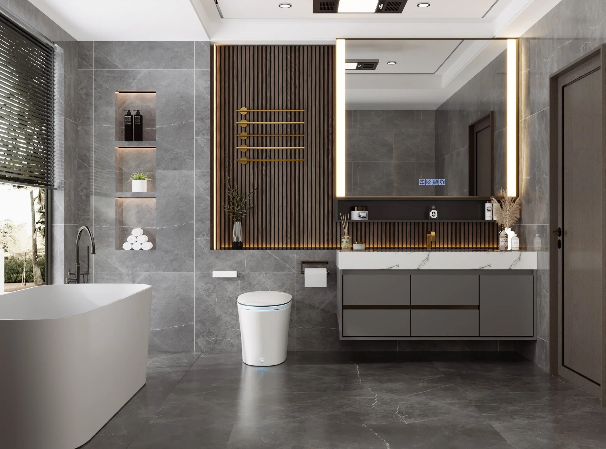 DeerValley DV-1S0019-V3 Smart Bidet Toilet with Purified Water Cleaning for Enhanced Hygiene - Image 11