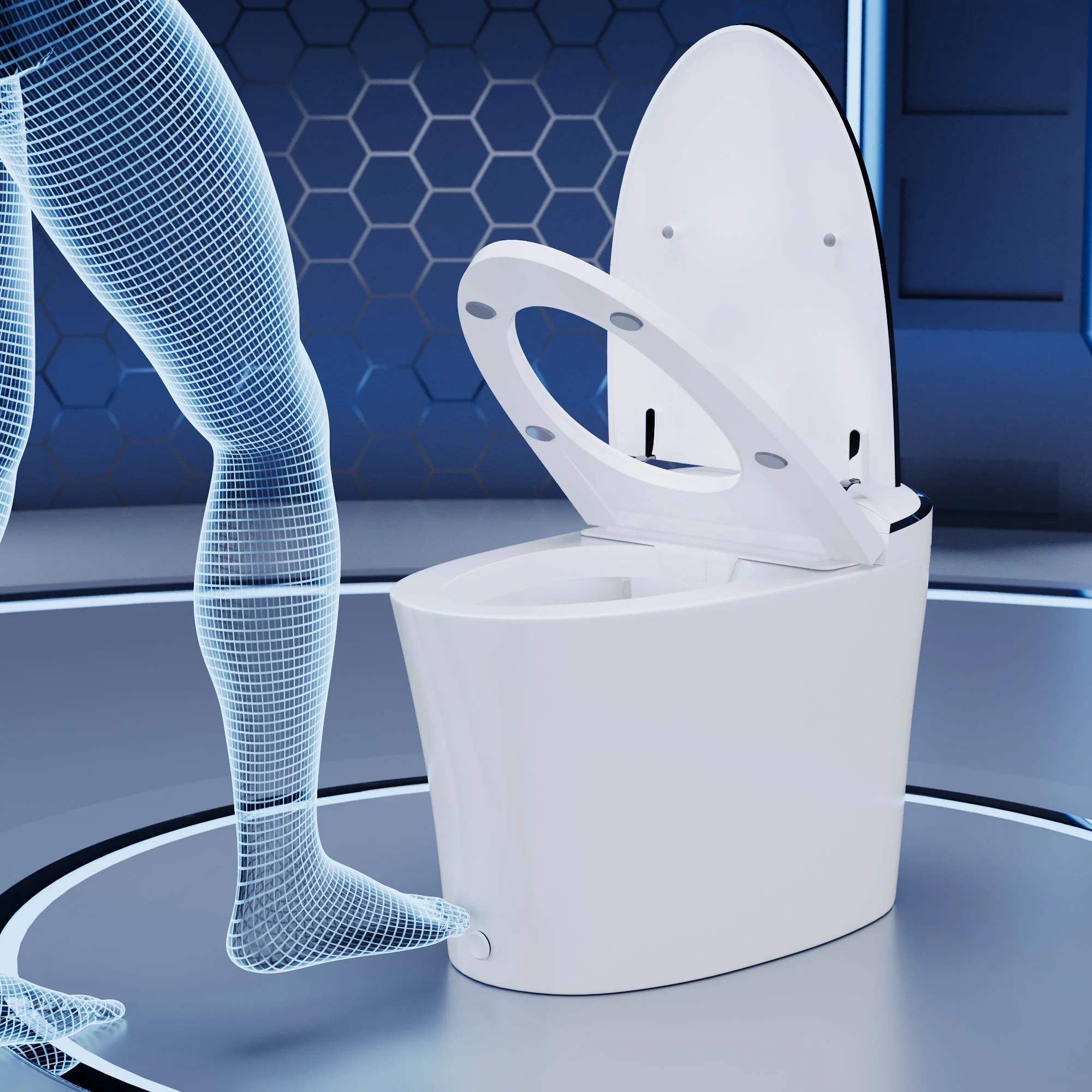DeerValley DV-1S0019-V3 Smart Bidet Toilet with Purified Water Cleaning for Enhanced Hygiene - Image 16
