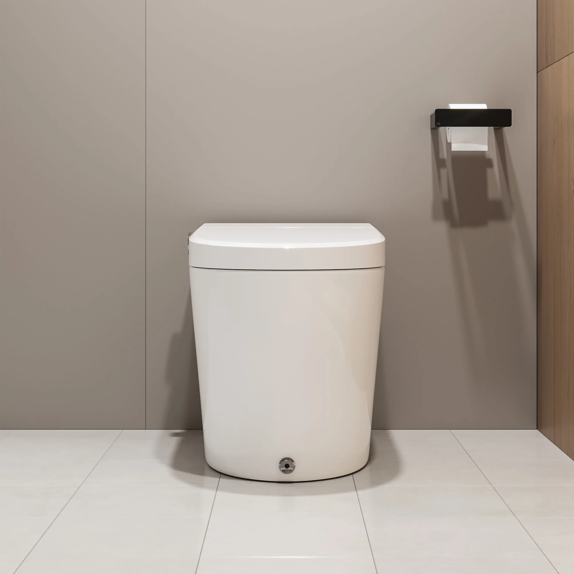 DeerValley DV-1S0029/V1/V3 Tankless Elongated Smart Toilet, One-Piece Elongated Smart Toilet with Foot Kick Flush (Seat Included) - Image 11