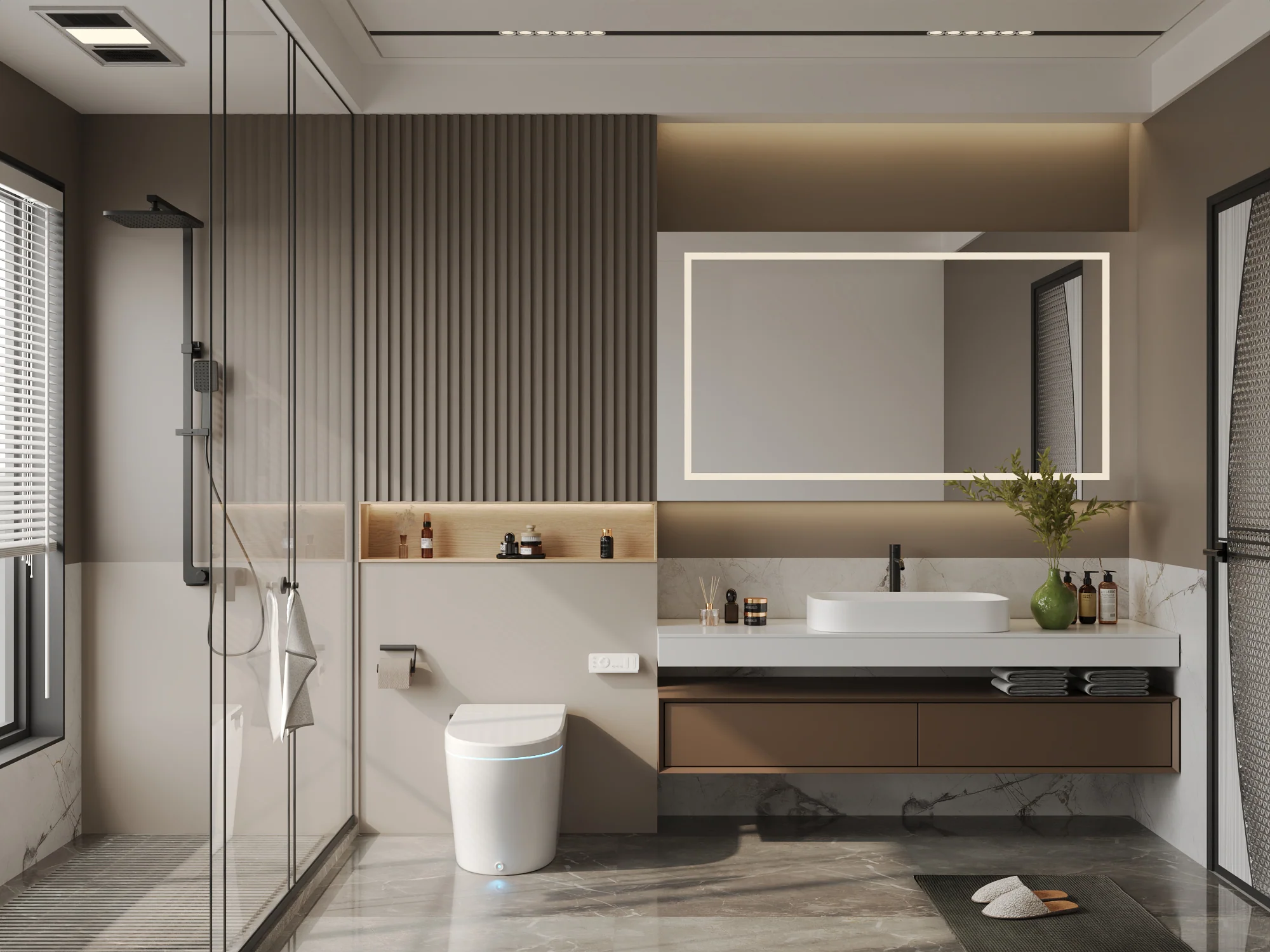 DeerValley DV-1S0029/V1/V3 Tankless Elongated Smart Toilet, One-Piece Elongated Smart Toilet with Foot Kick Flush (Seat Included) - Image 18