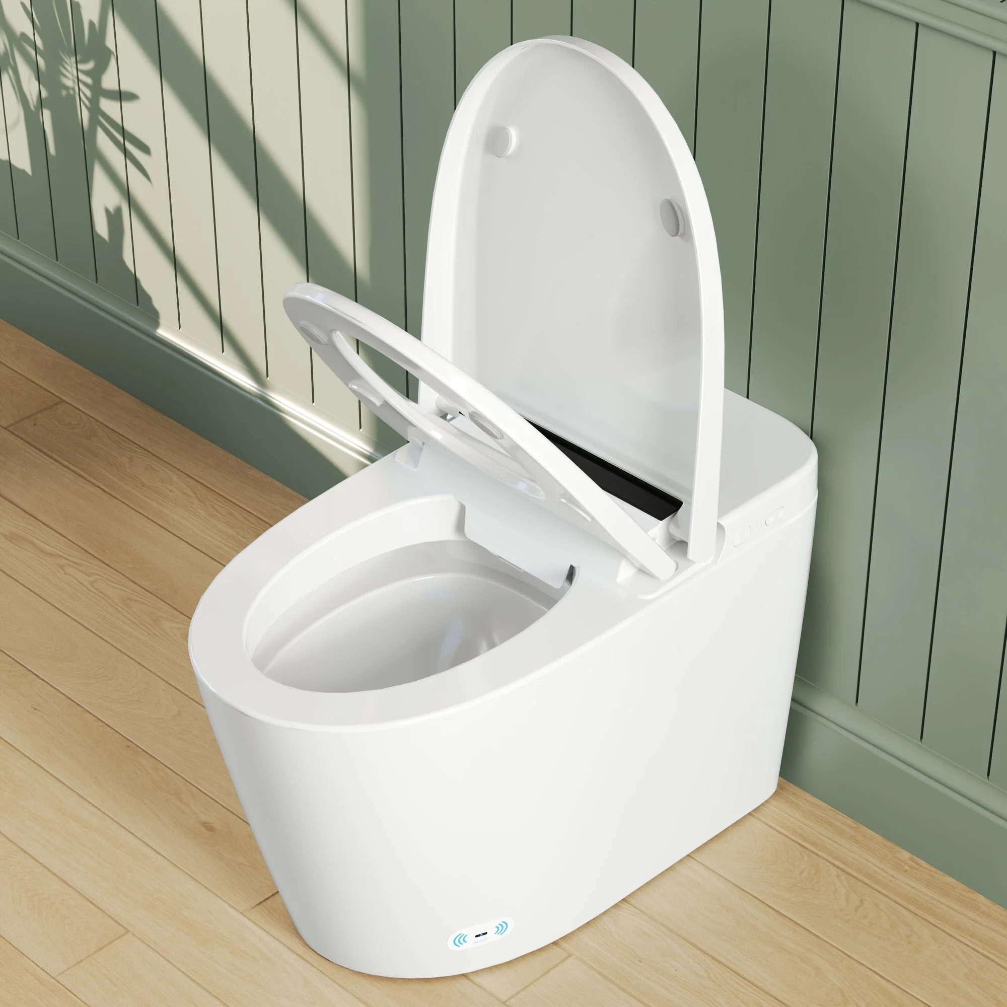 DeerValley DV-1S0159/0159-V1/0159-V3 Tankless Smart Toilet,Auto Flush, Heated Seat, Tankless One-Piece Toilets for Bathrooms - Image 24