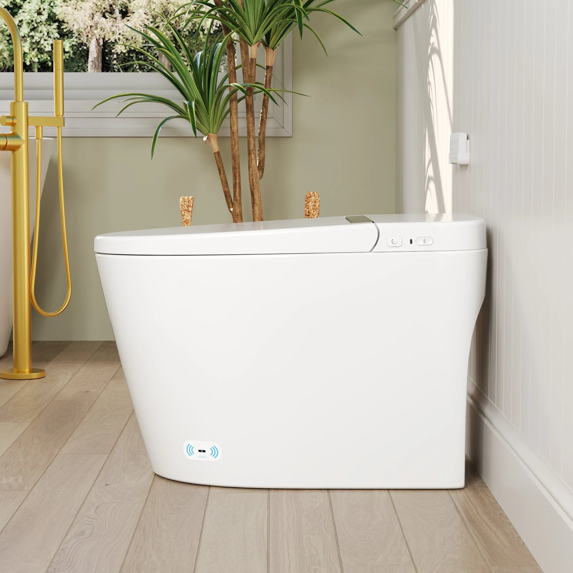 DeerValley DV-1S0159/0159-V1/0159-V3 Tankless Smart Toilet,Auto Flush, Heated Seat, Tankless One-Piece Toilets for Bathrooms - Image 28