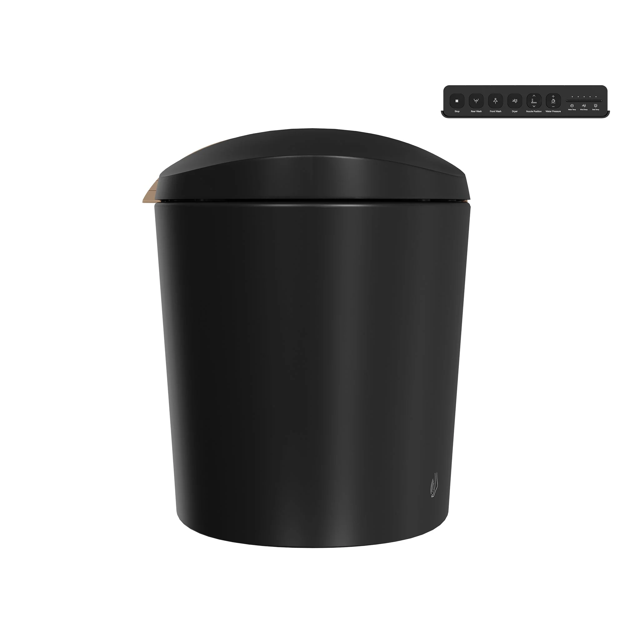 DeerValley DV-1S0160/V1/V3 Tankless Elongated Smart Toilet with Off-Seat Flush/Foot Sensor Flush, Automatic Tankless Toilet with Heated Seat, Warm Water Cleaning, Warm Air dryer - Image 19
