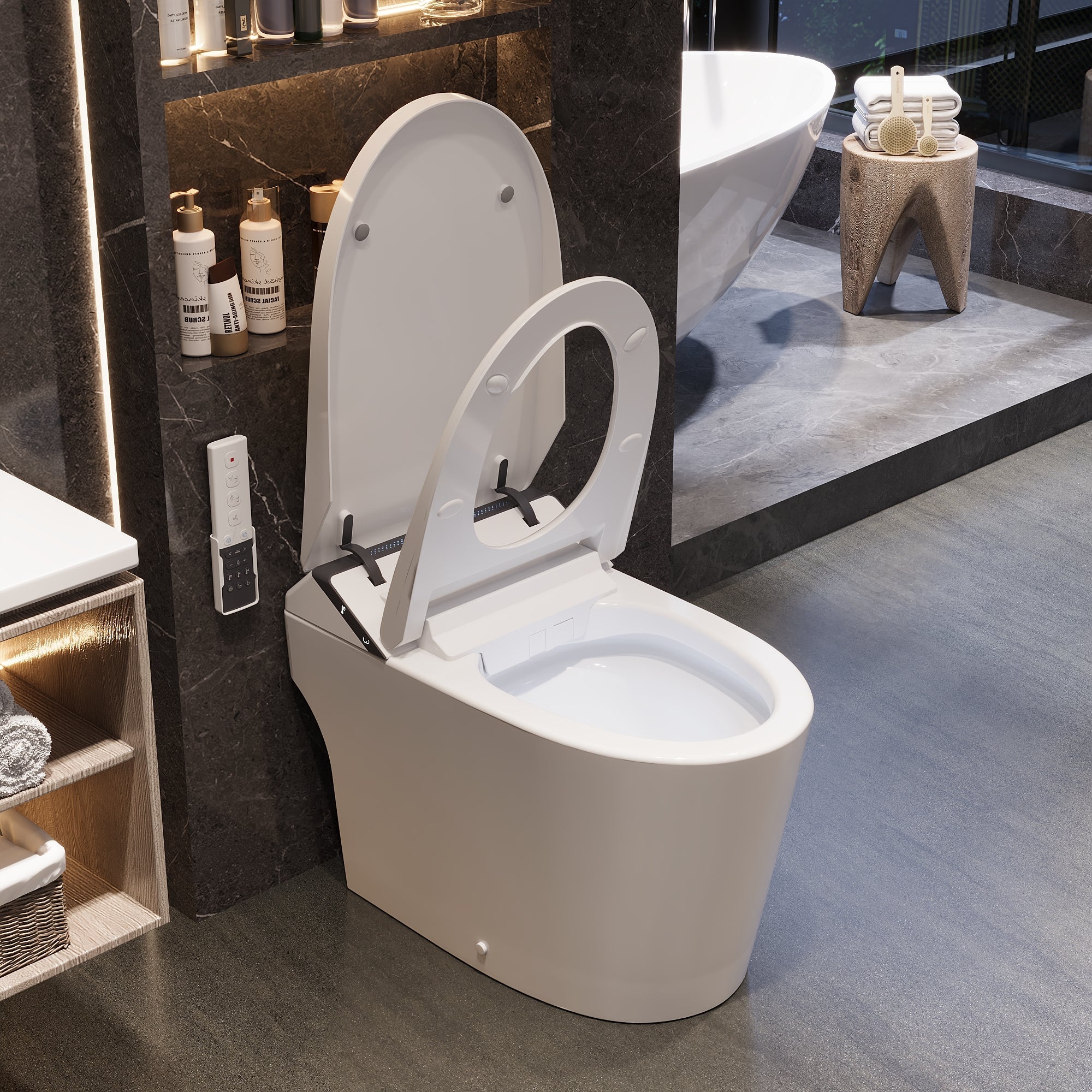 DeerValley DV-1S0289 / DV-1S0289-V3 ADA Smart Toilet with Foam Shield Hygiene & Hands-Free Flush - Image 13