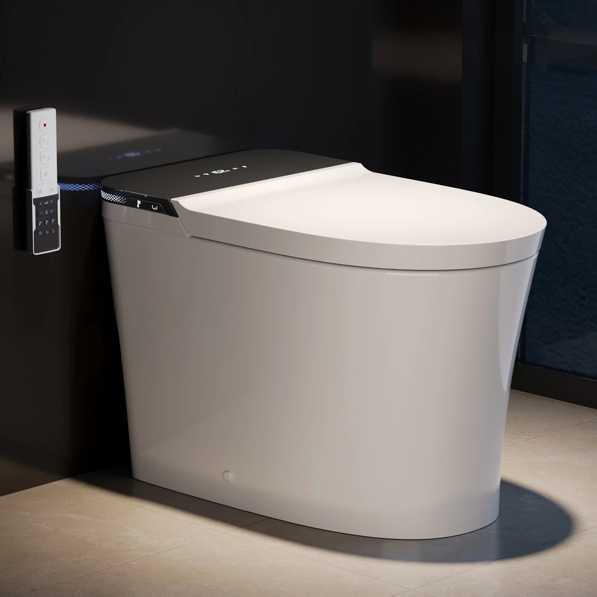 DeerValley DV-1S0290-V3 Smart Bidet Toilet with Purified Water Massage Wash & Modern Two-Tone Design - Image 11