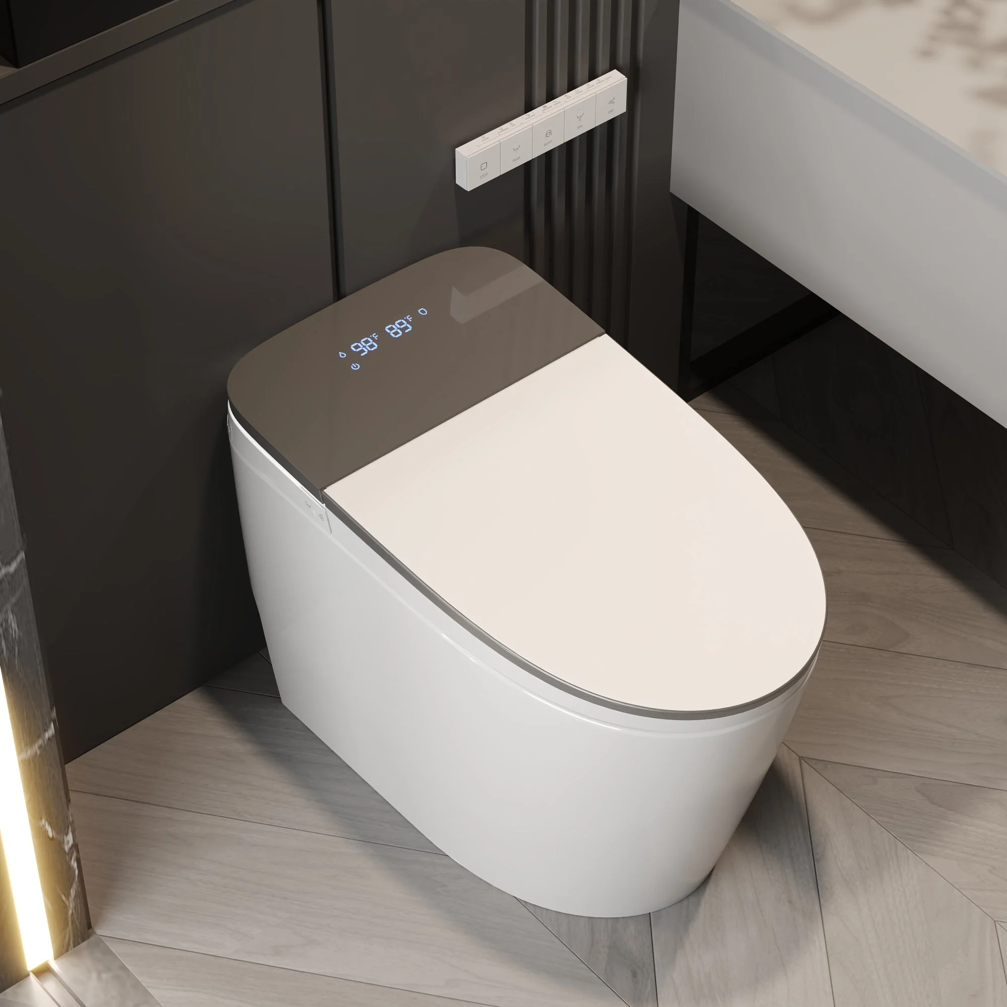 DeerValley DV-1S0336-V3 Smart Toilet with Advanced Smart Controls, ADA Comfort Height - Image 3