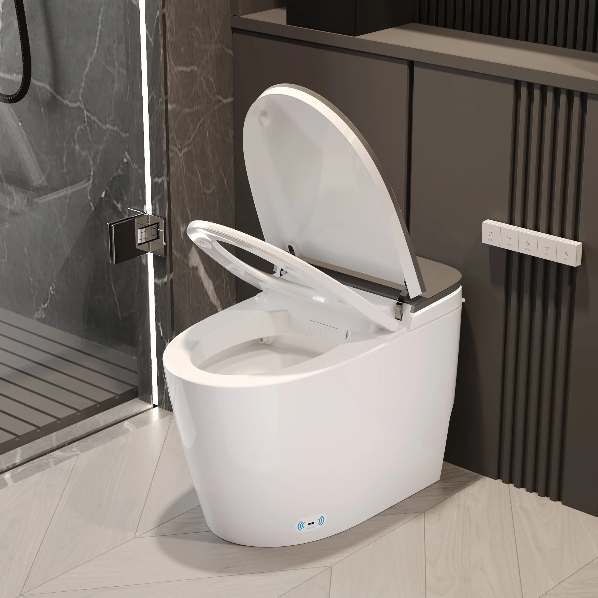DeerValley DV-1S0336-V3 Smart Toilet with Advanced Smart Controls, ADA Comfort Height - Image 4